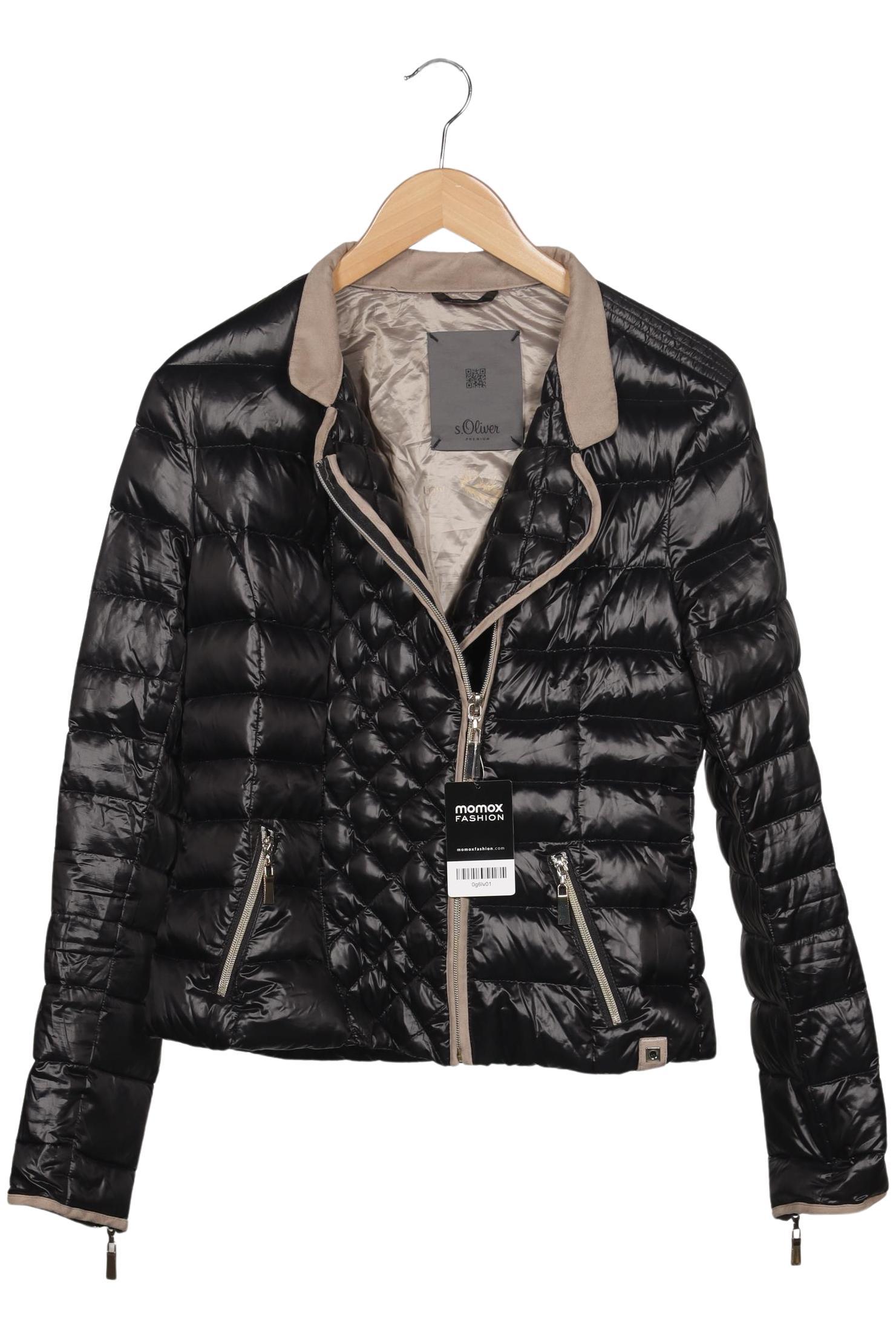 

s.Oliver Damen Jacke, schwarz, Gr. 38