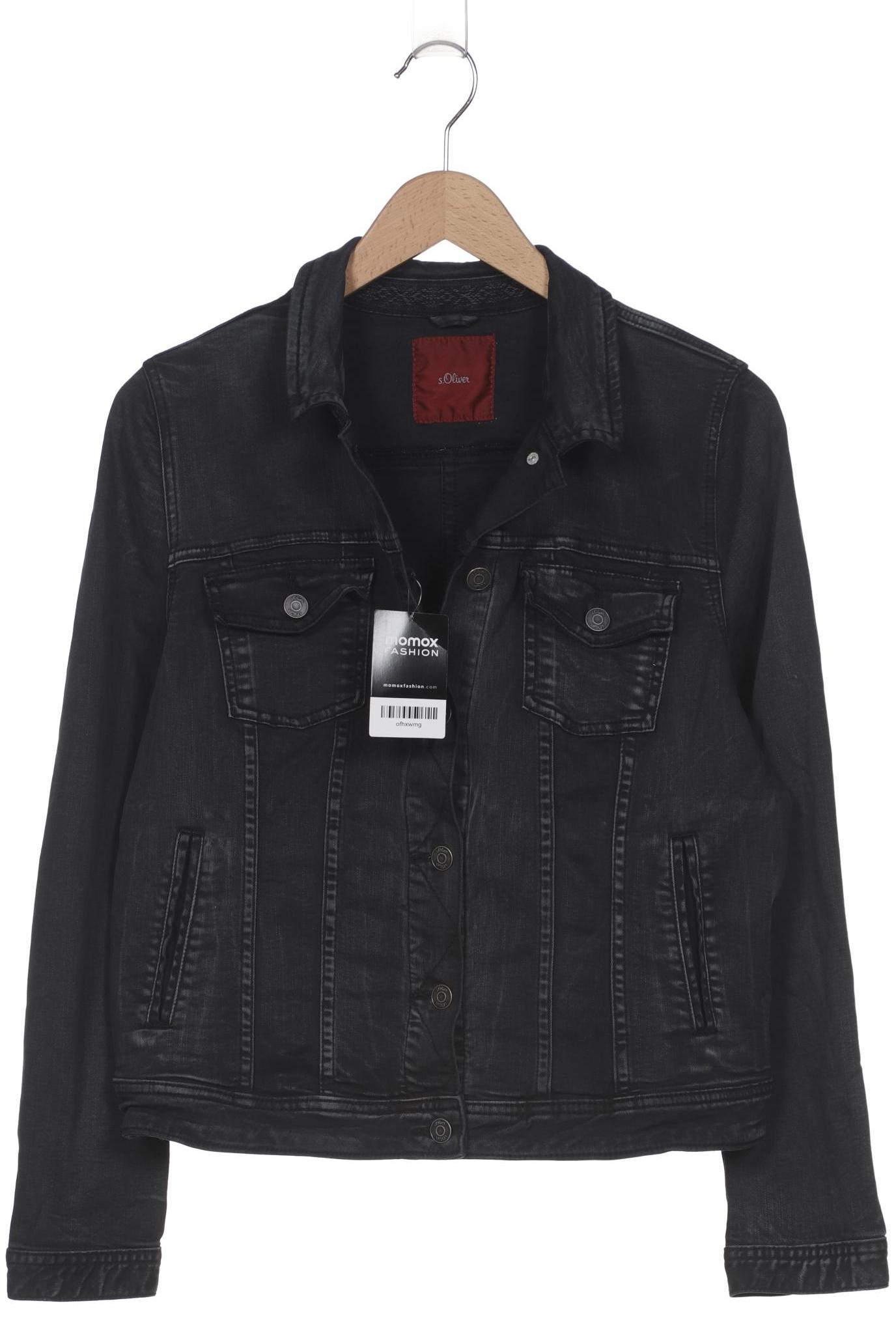 

s.Oliver Damen Jacke, schwarz, Gr. 42