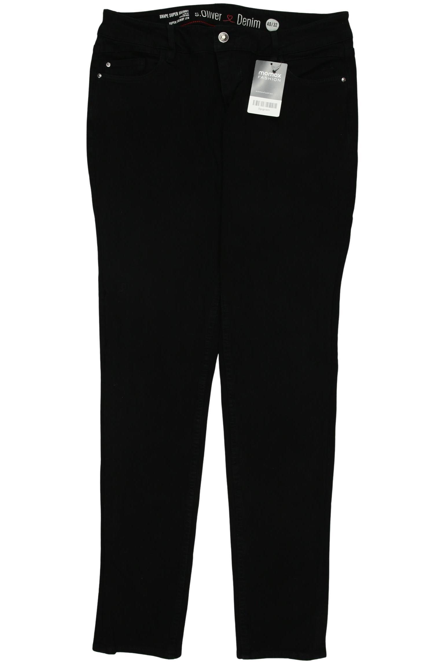 

s.Oliver Damen Jeans, schwarz, Gr. 40