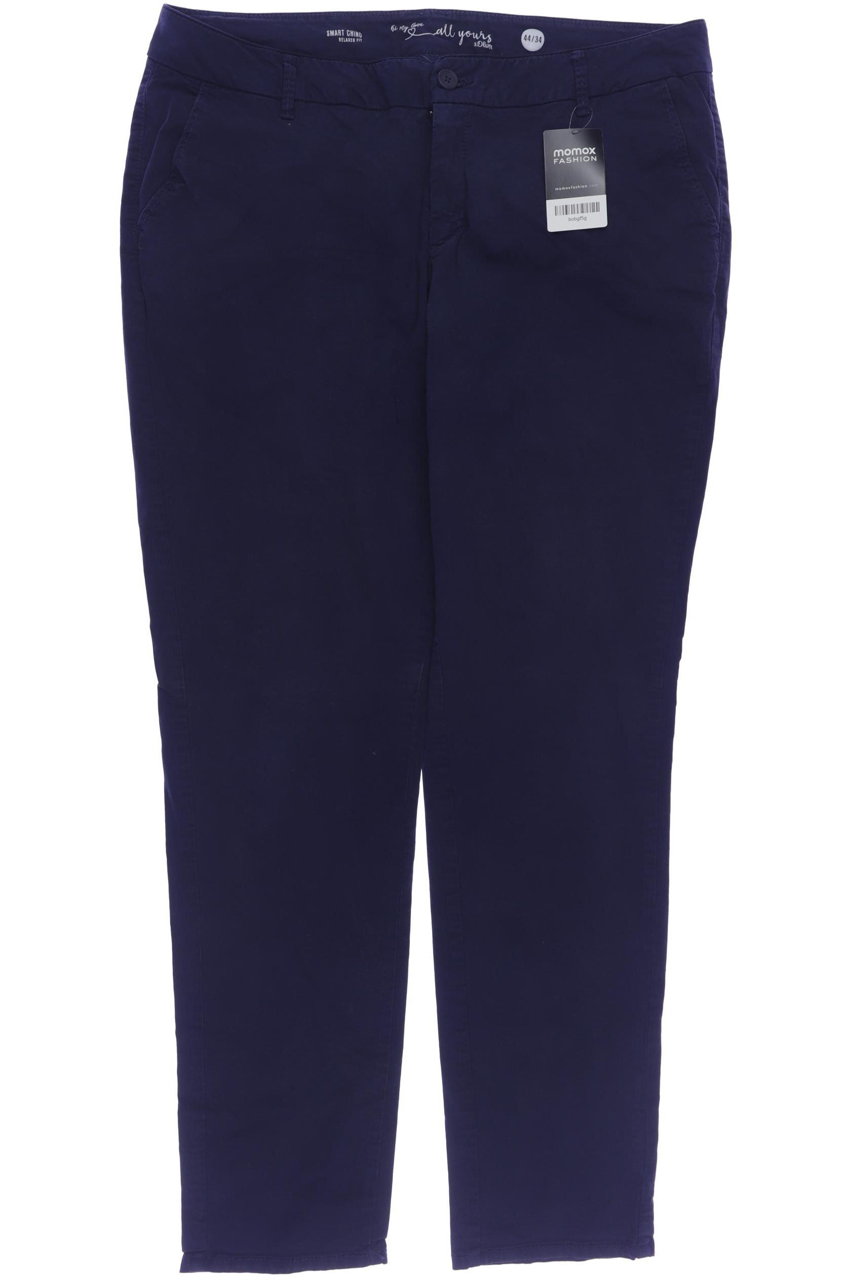 

s.Oliver Damen Stoffhose, marineblau, Gr. 44