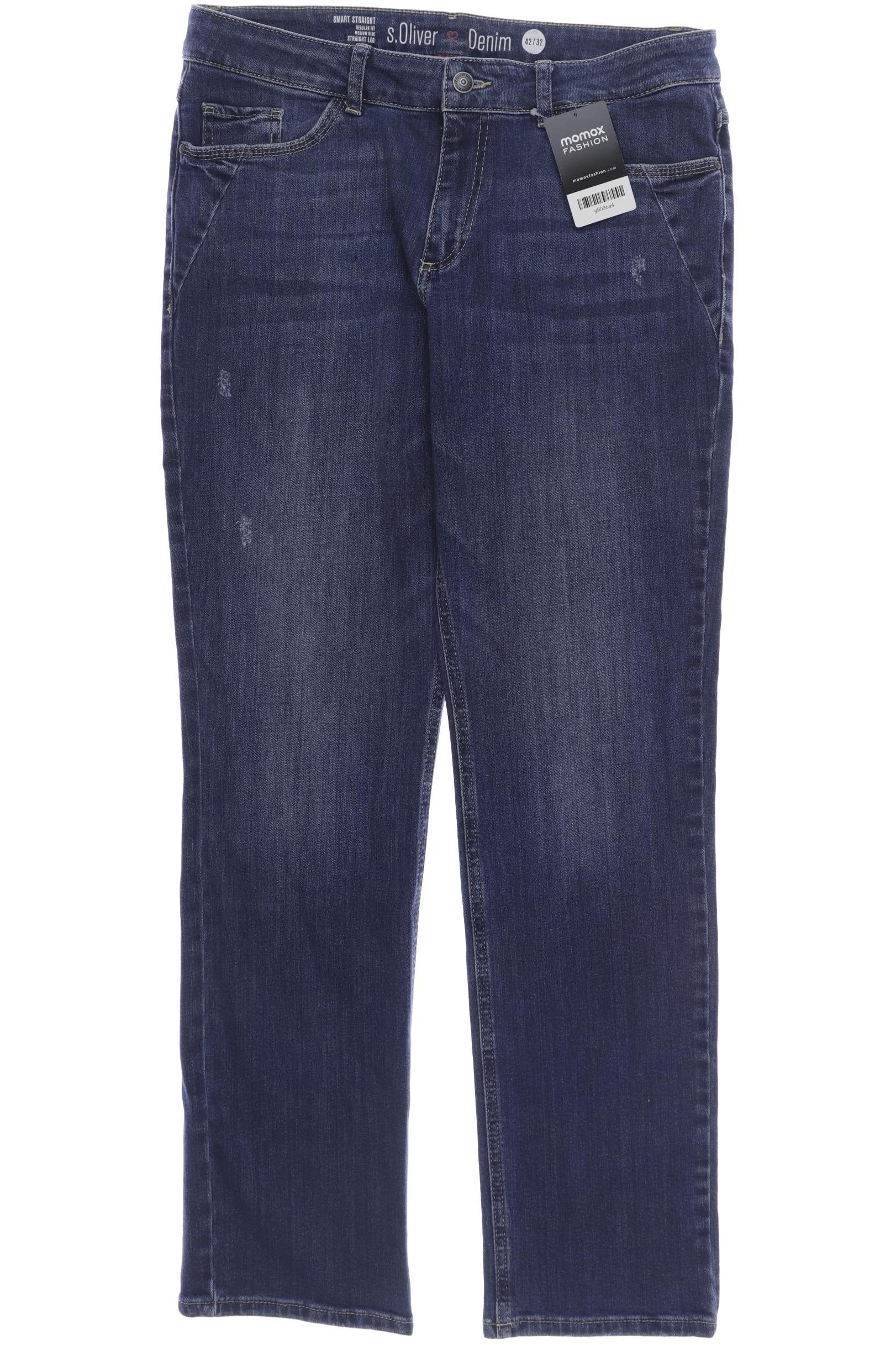 

s.Oliver Damen Jeans, blau