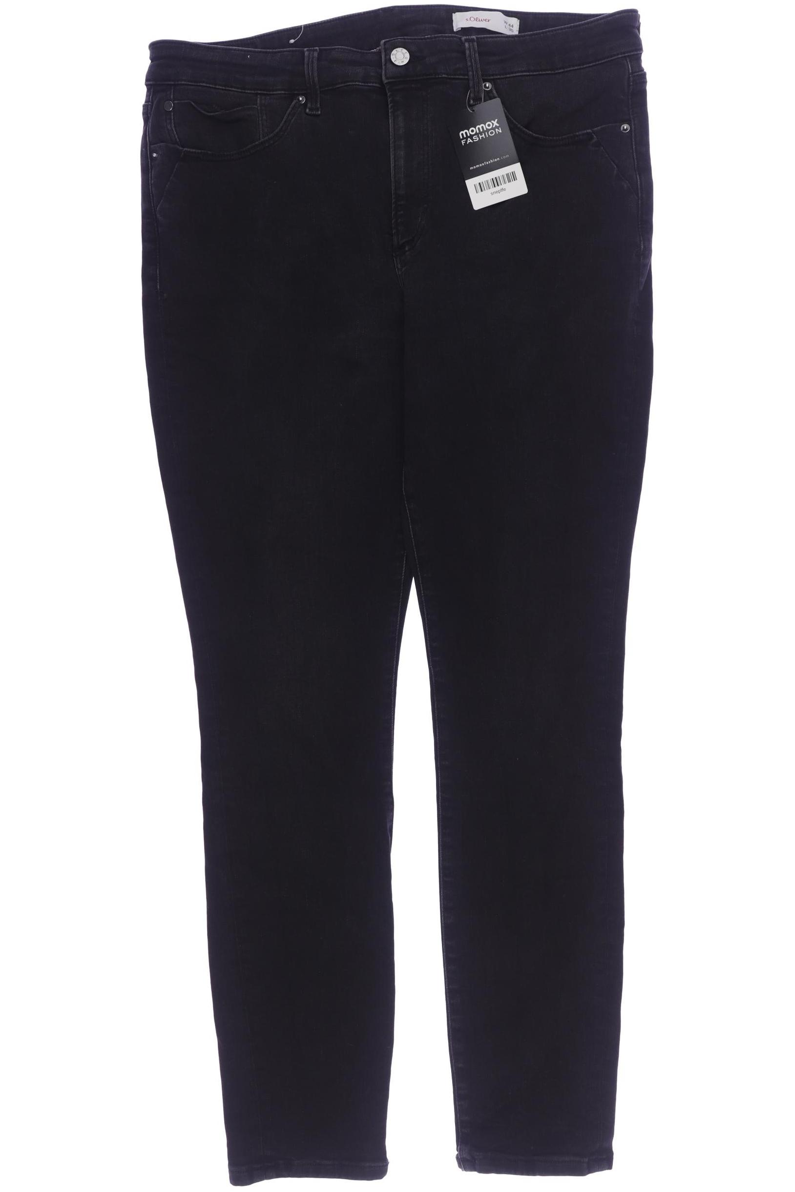 

s.Oliver Damen Jeans, schwarz, Gr. 44