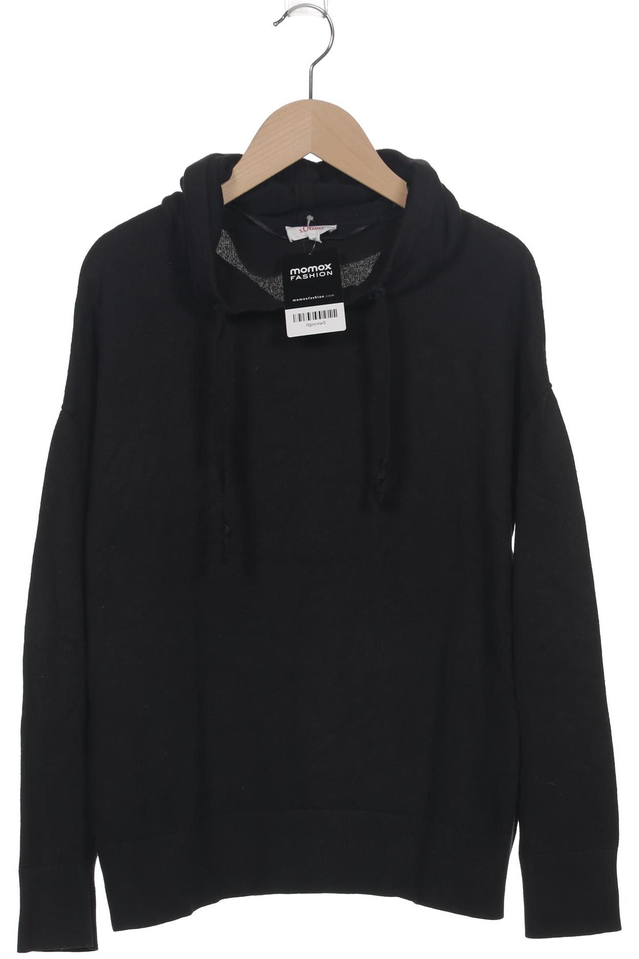 

s.Oliver Damen Kapuzenpullover, schwarz, Gr. 36