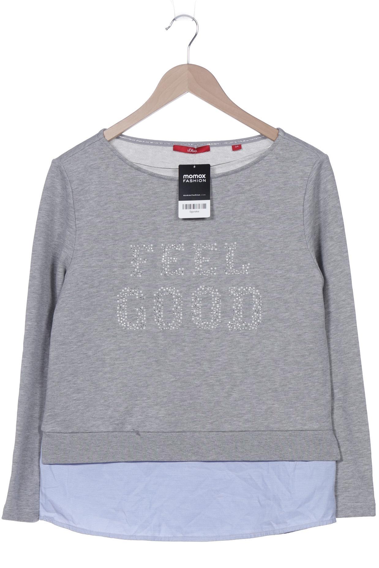 

s.Oliver Damen Sweatshirt, grau, Gr. 34