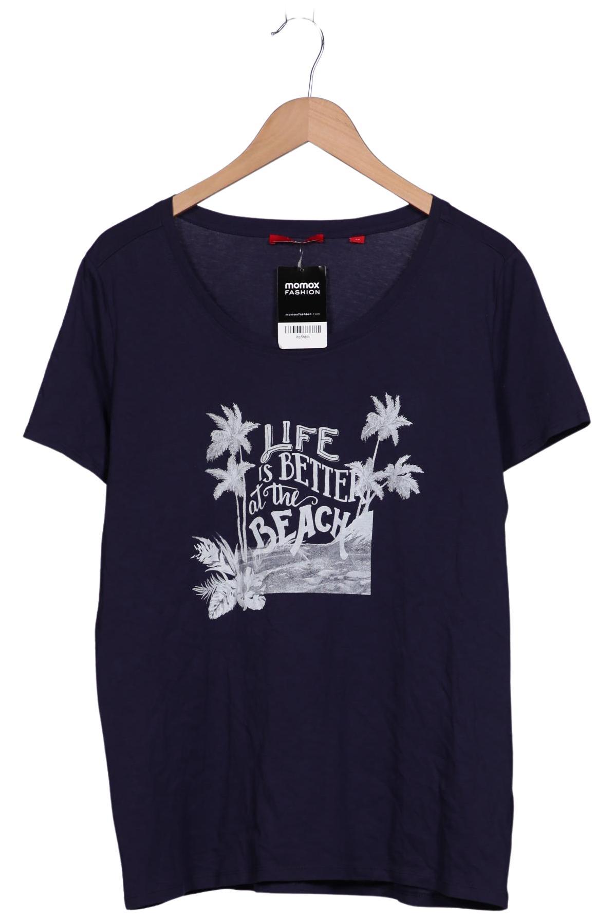 

s.Oliver Damen T-Shirt, marineblau, Gr. 44