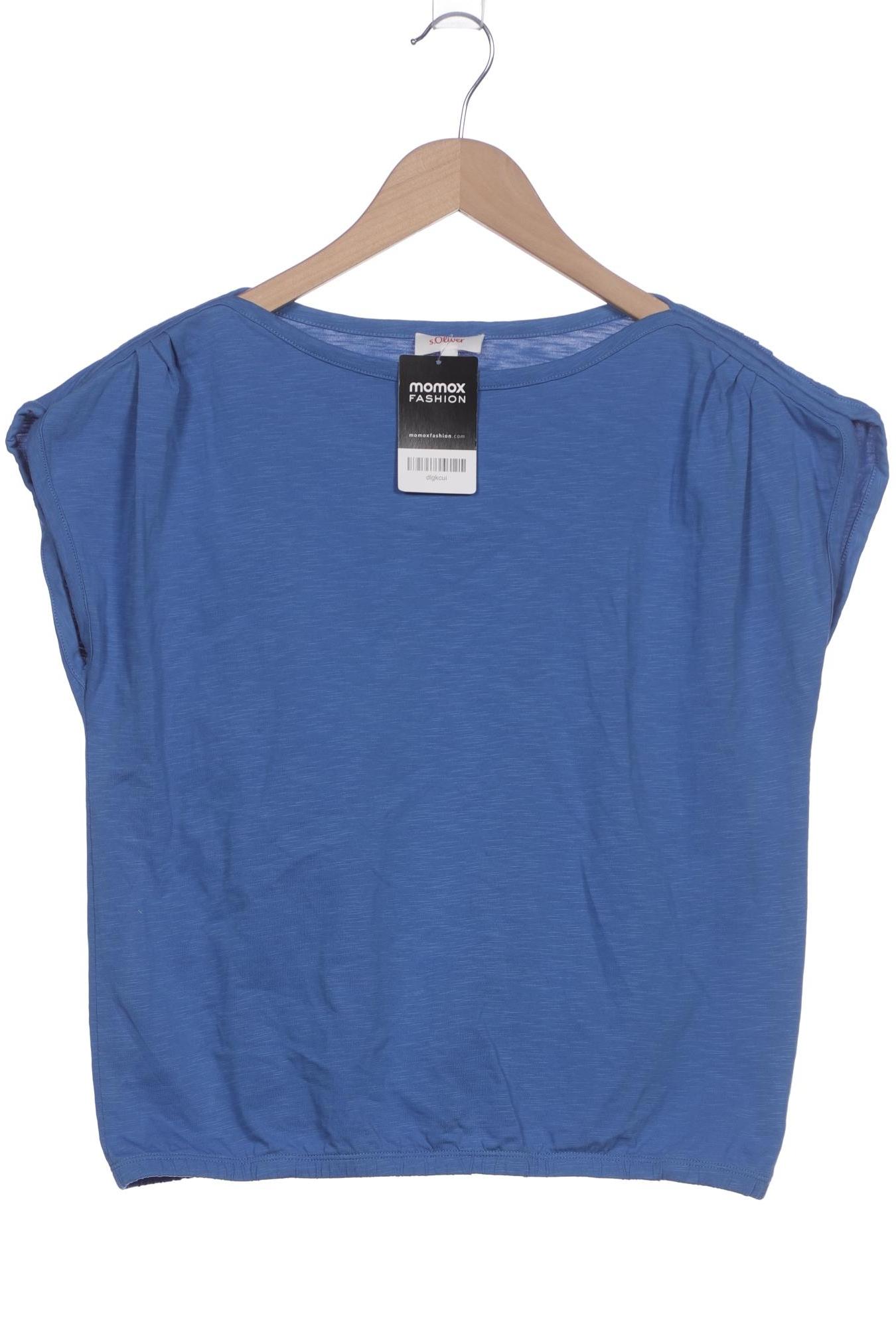 

s.Oliver Damen T-Shirt, blau, Gr. 36