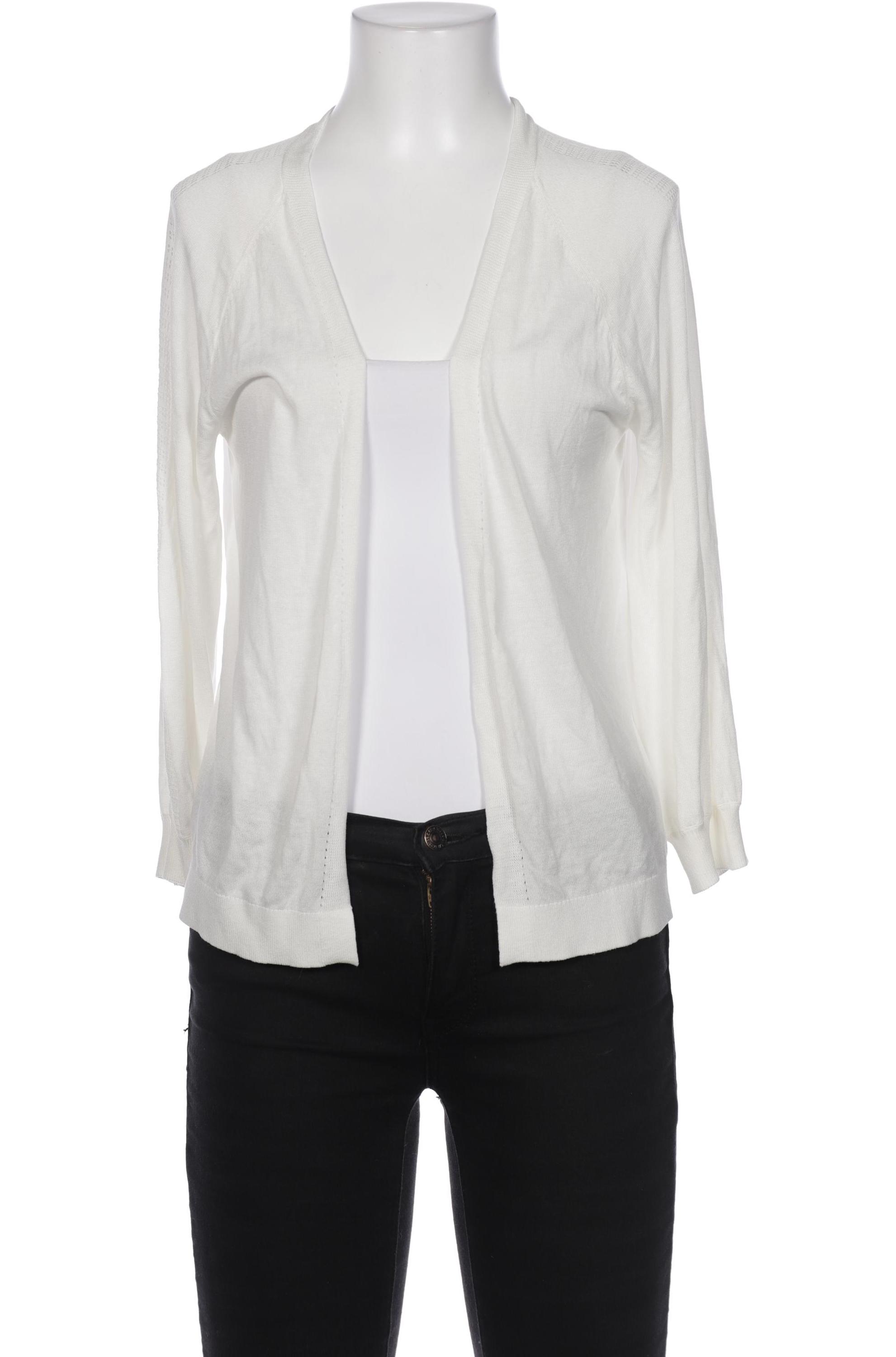 

s.Oliver Damen Strickjacke, weiß, Gr. 38