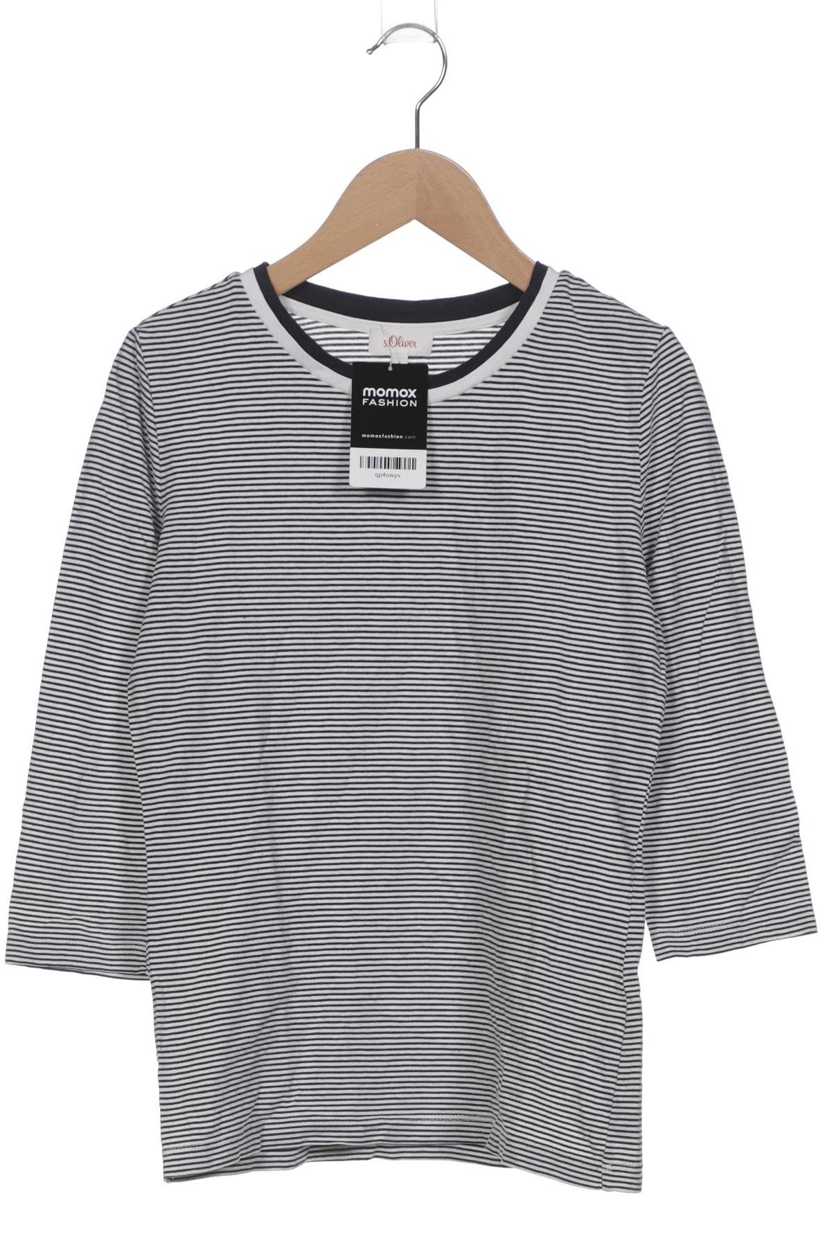 

s.Oliver Damen Langarmshirt, weiß, Gr. 36