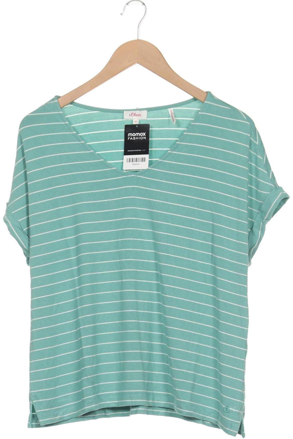 

s.Oliver Damen T-Shirt, türkis, Gr. 40