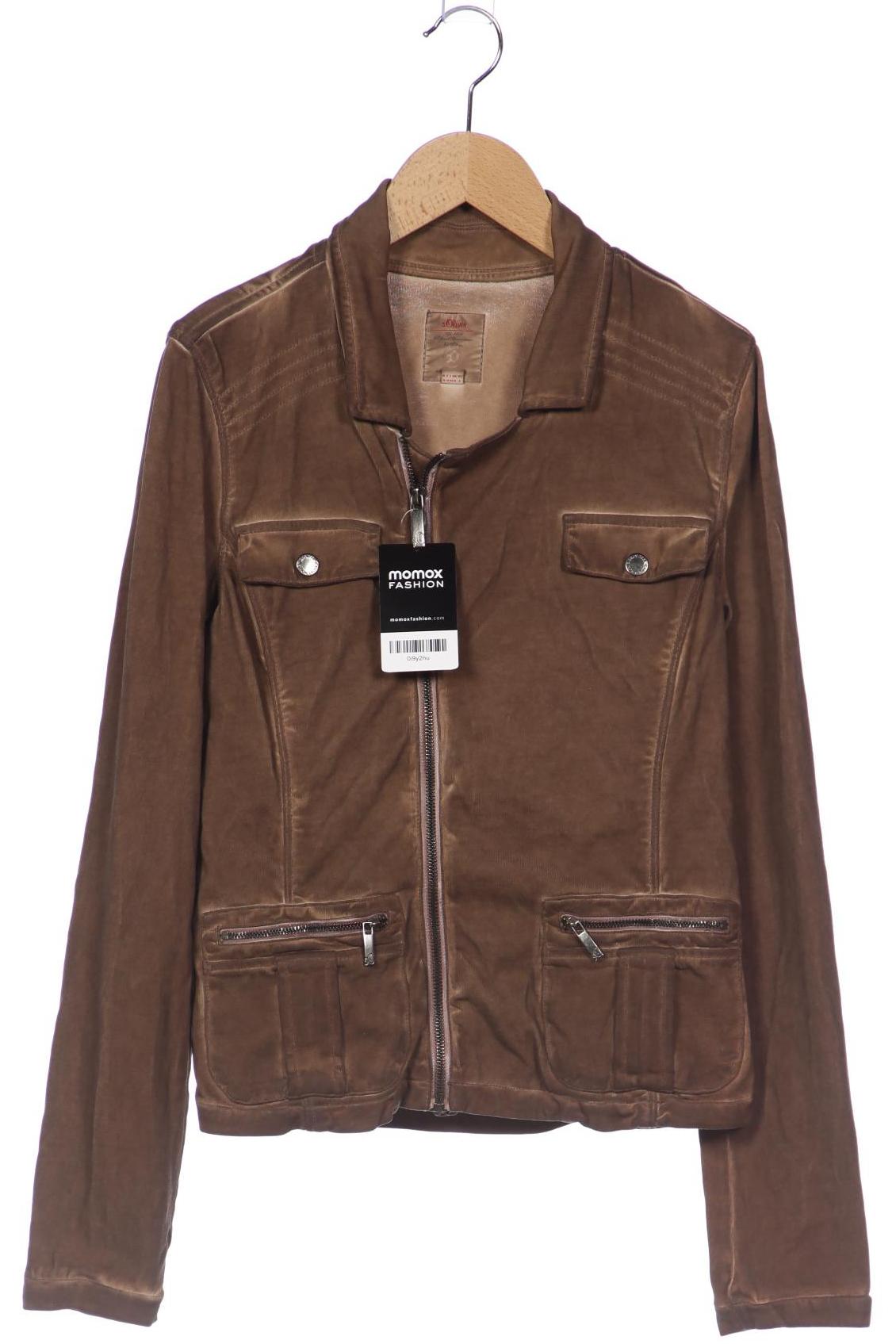 

s.Oliver Damen Jacke, braun, Gr. 36