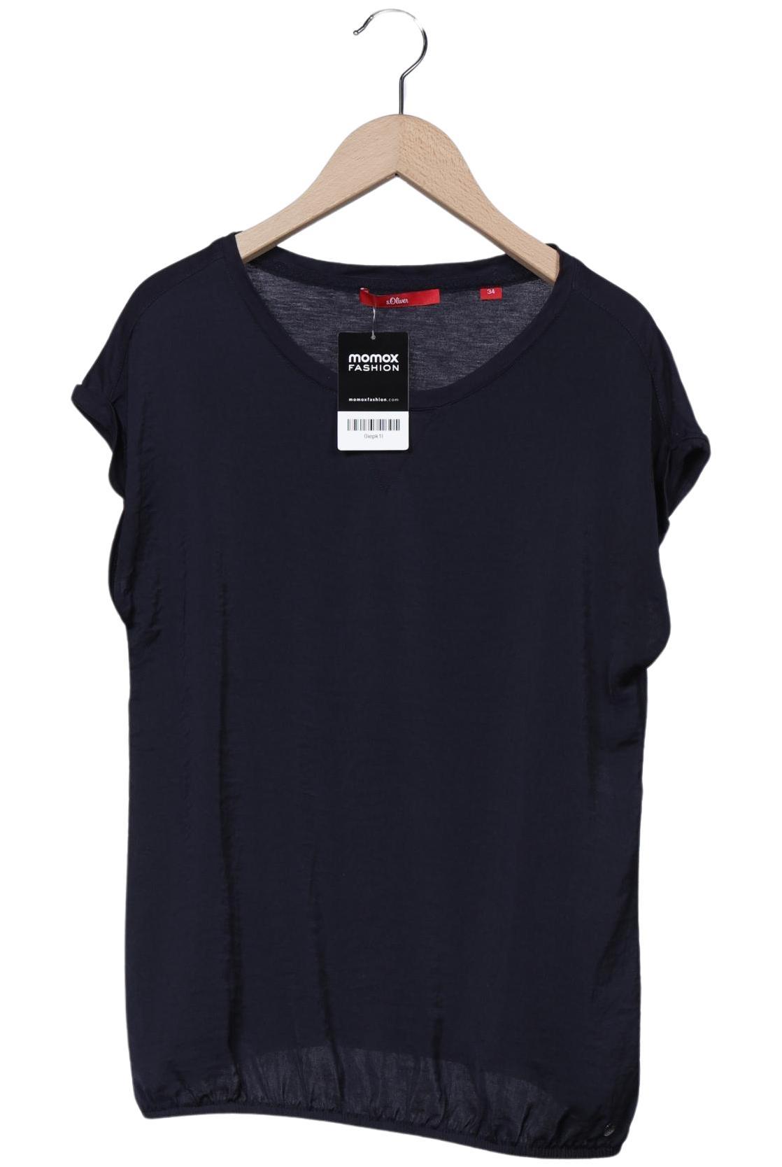 Thumbnail - s.Oliver Damen T-Shirt, marineblau, Gr. 34