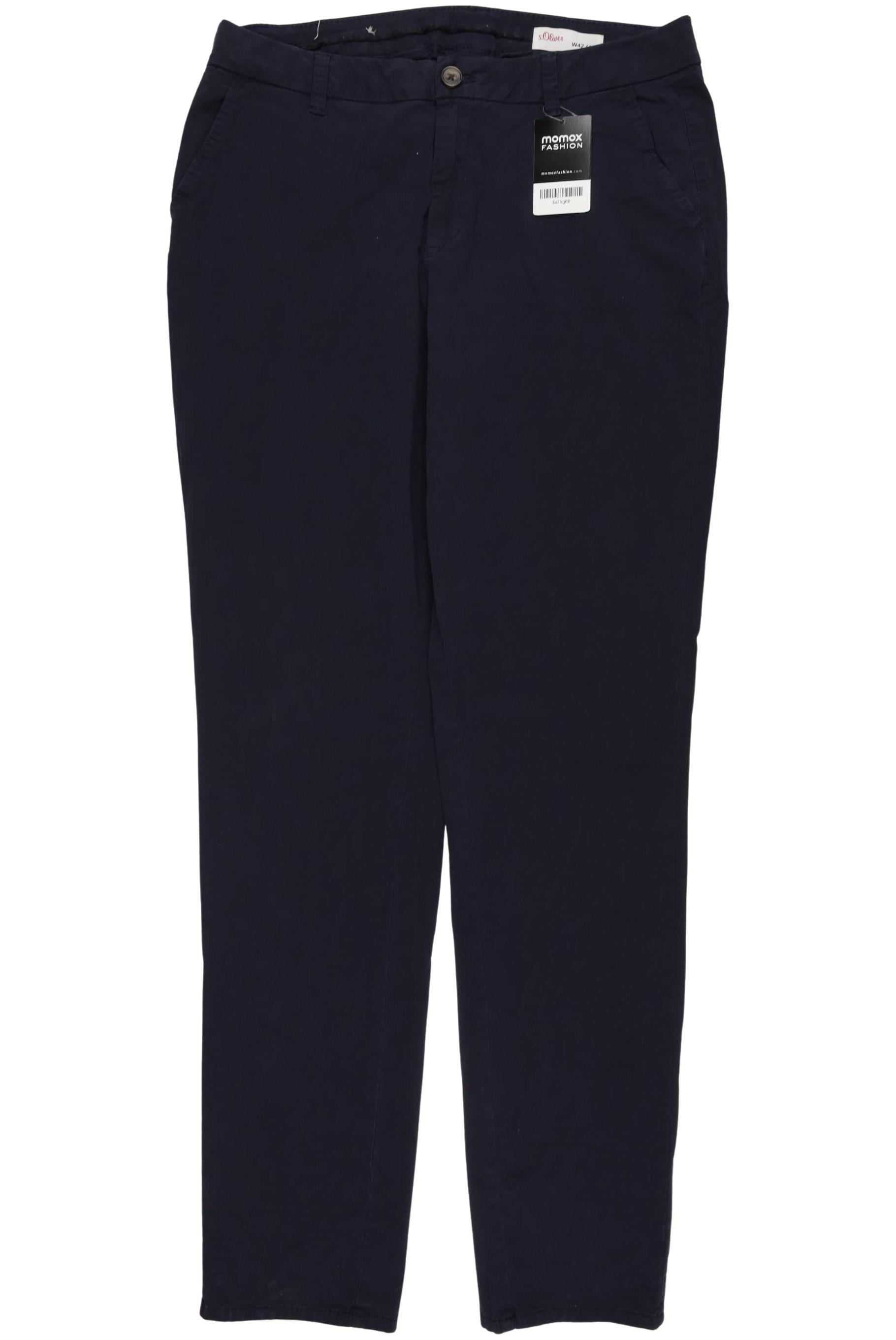 

s.Oliver Damen Stoffhose, marineblau, Gr. 42