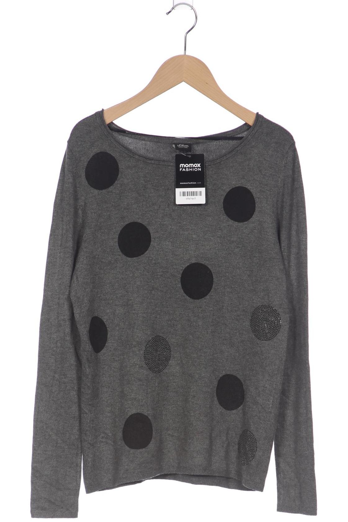 

s.Oliver Damen Pullover, grau, Gr. 38
