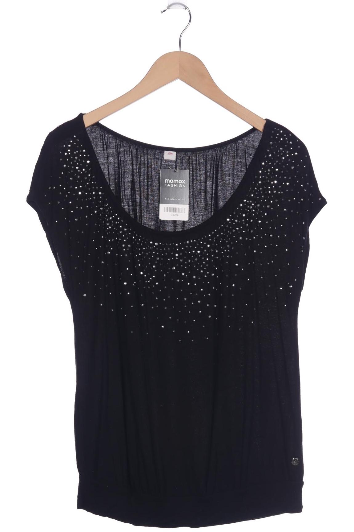 

s.Oliver Damen T-Shirt, schwarz, Gr. 38