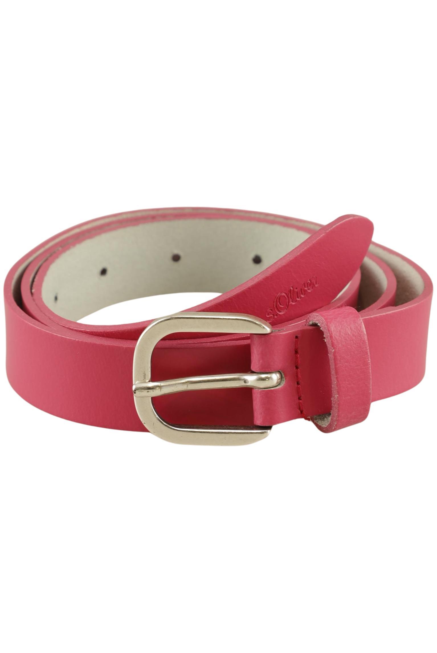 

s.Oliver Damen Gürtel, pink, Gr. 85