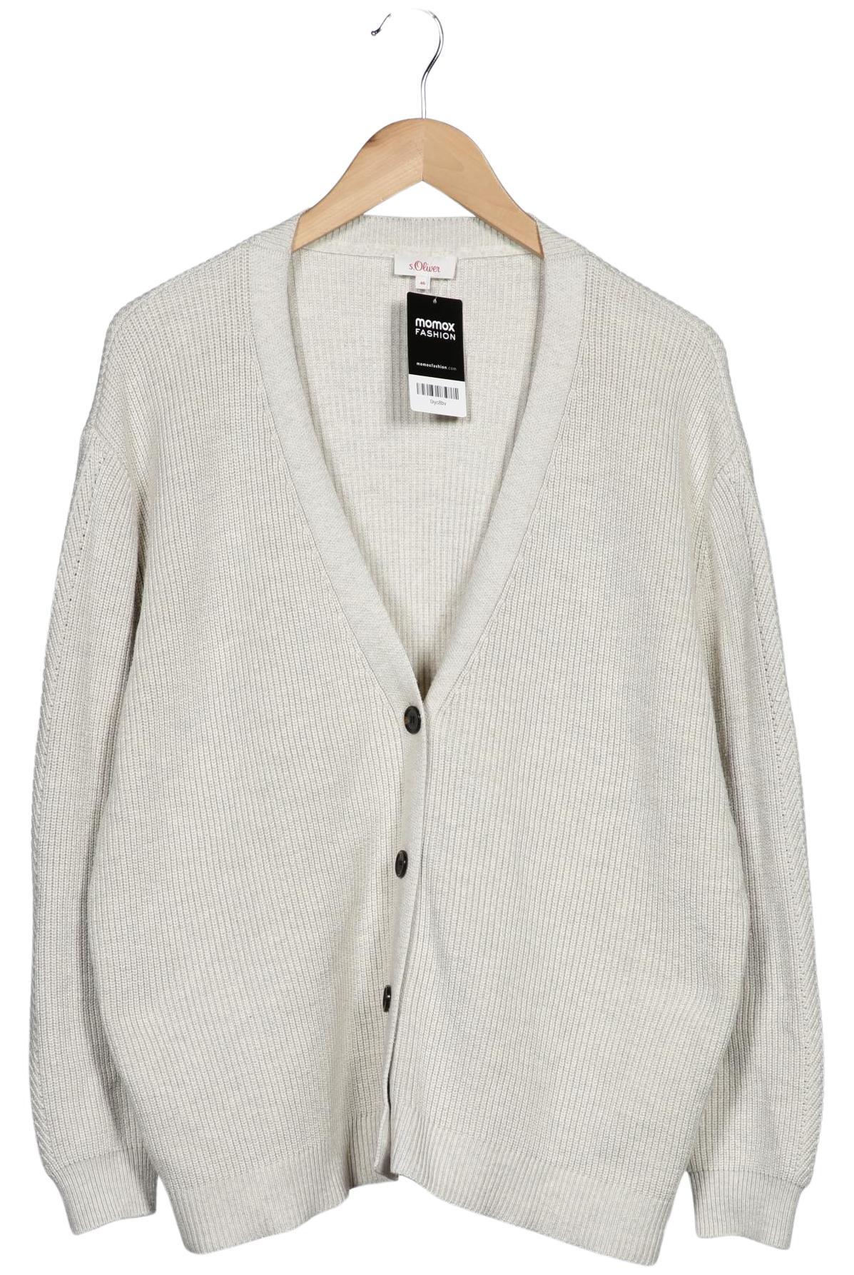 

s.Oliver Damen Strickjacke, cremeweiß, Gr. 46