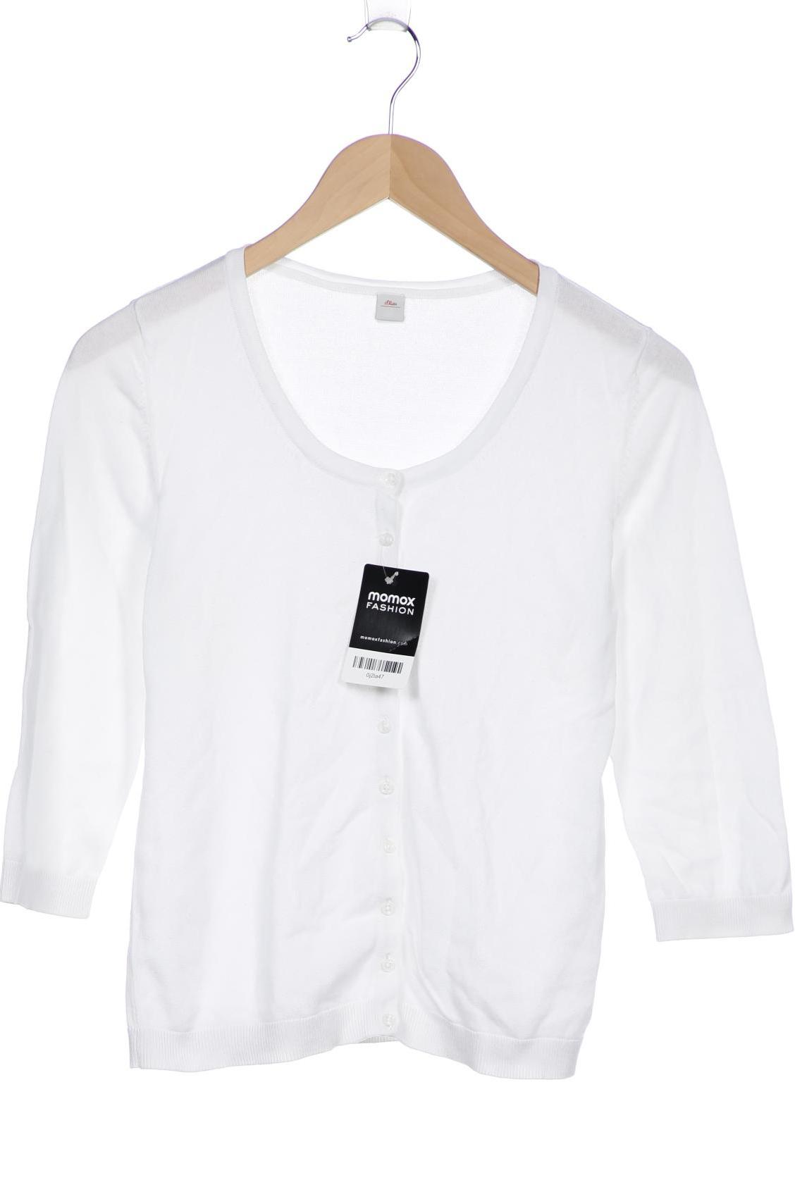 

s.Oliver Damen Strickjacke, weiß