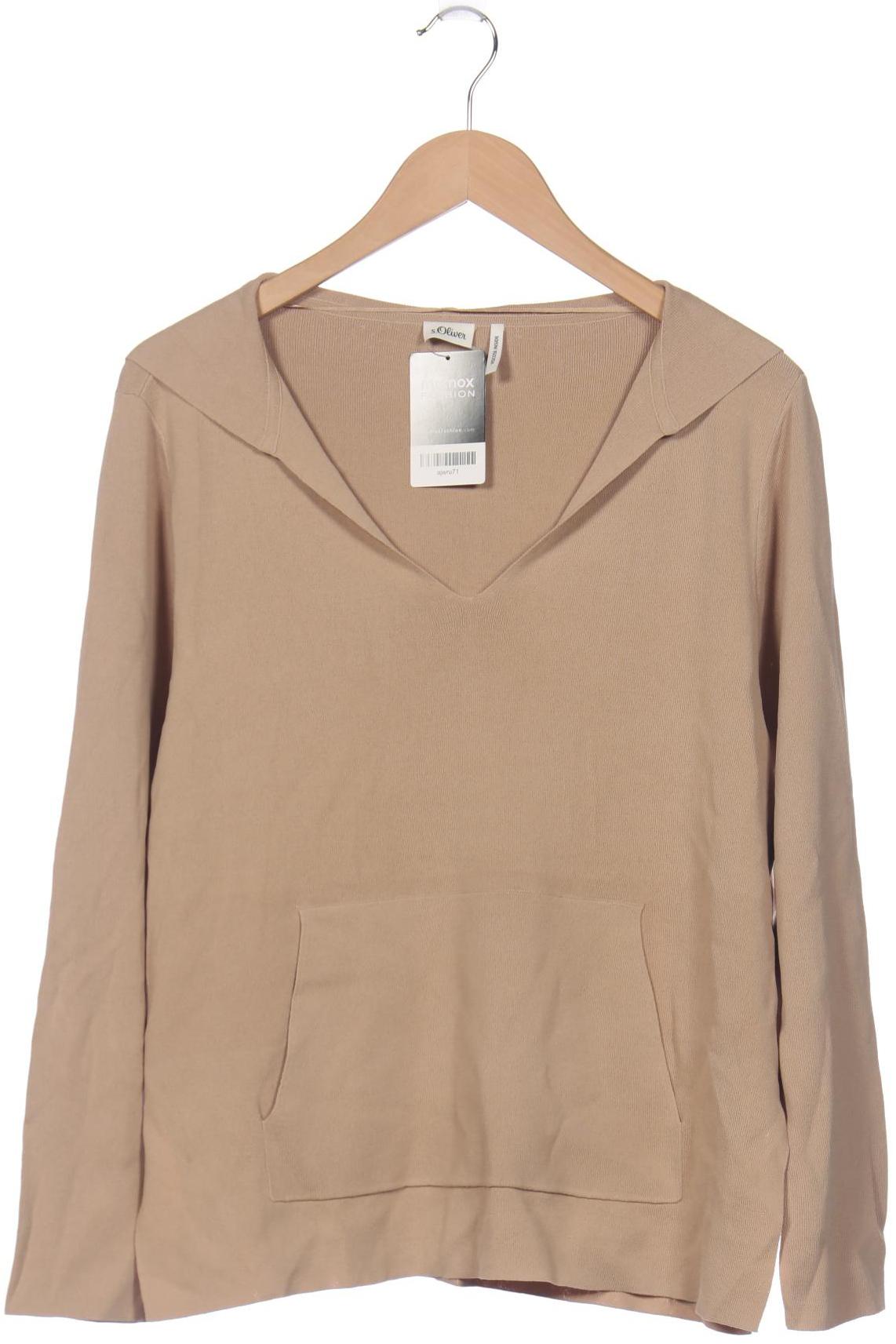 

s.Oliver Damen Kapuzenpullover, beige, Gr. 40