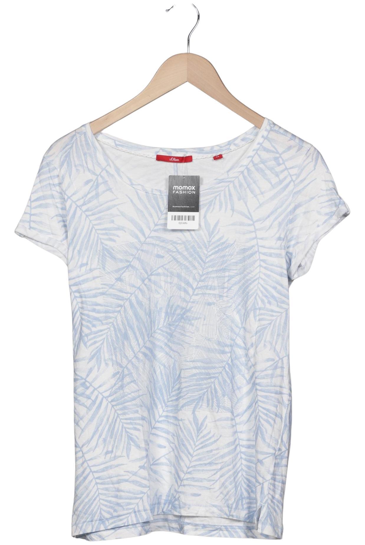 

s.Oliver Damen T-Shirt, hellblau, Gr. 38