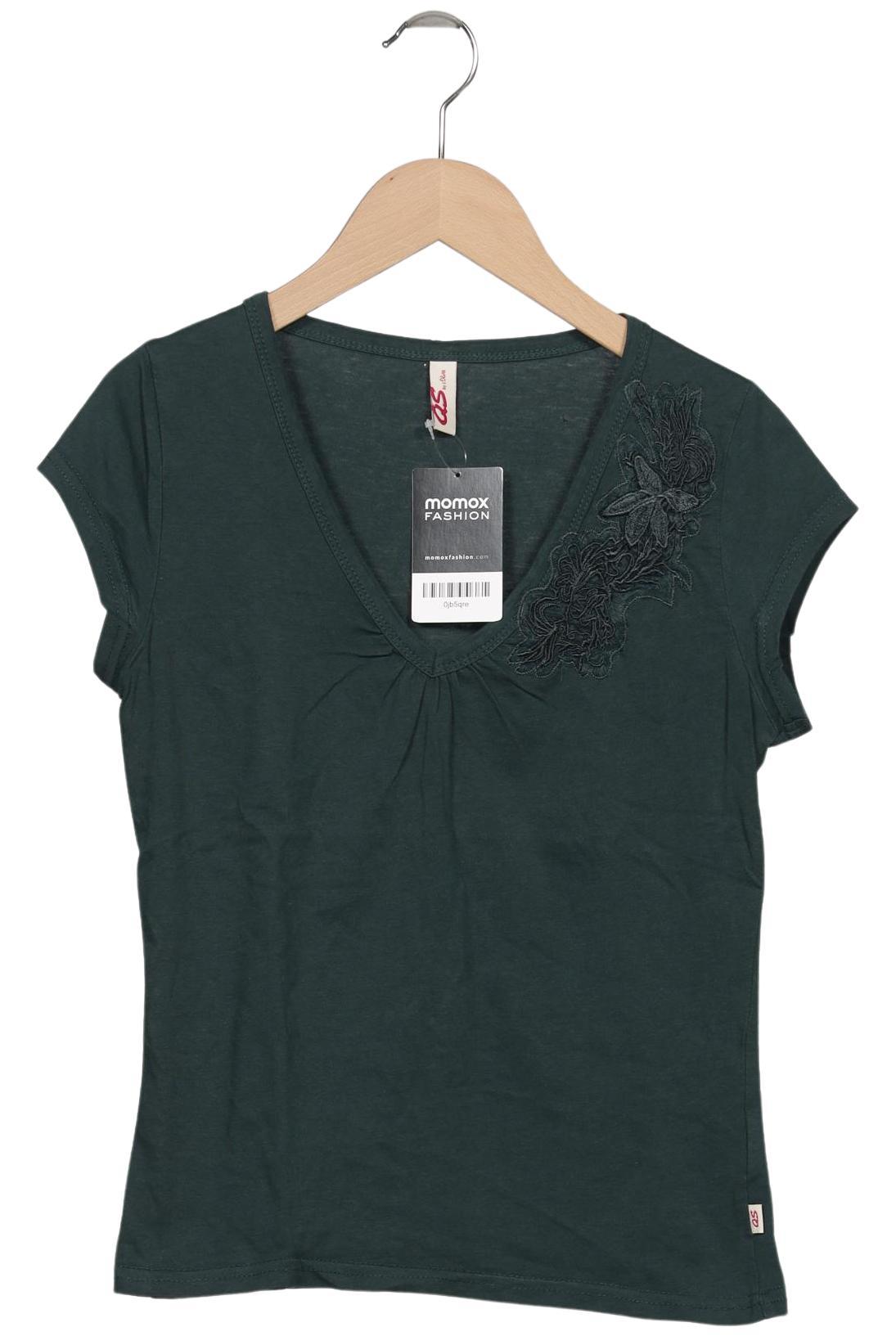 

s.Oliver Damen T-Shirt, grün, Gr. 34