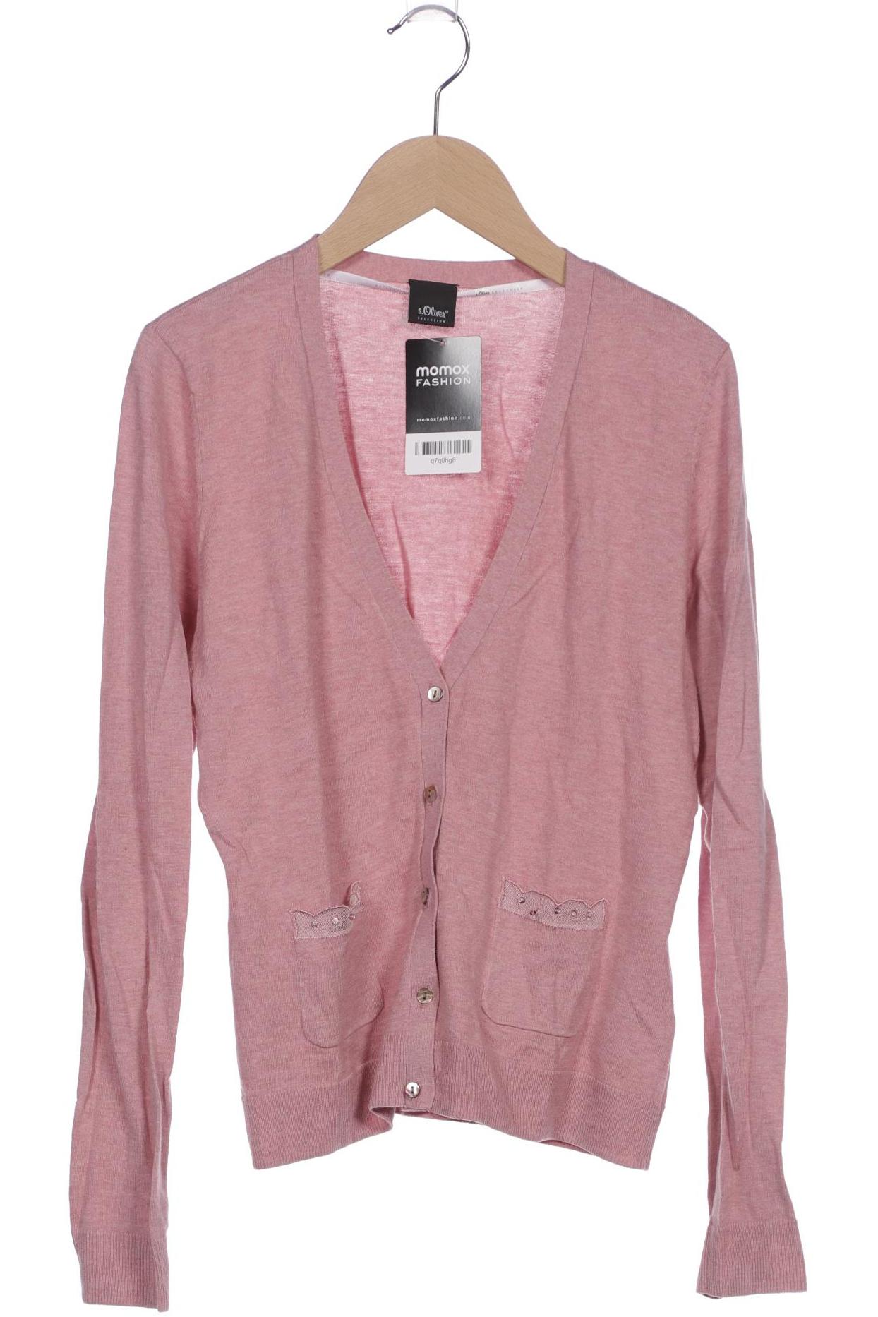 

s.Oliver Damen Strickjacke, pink, Gr. 38
