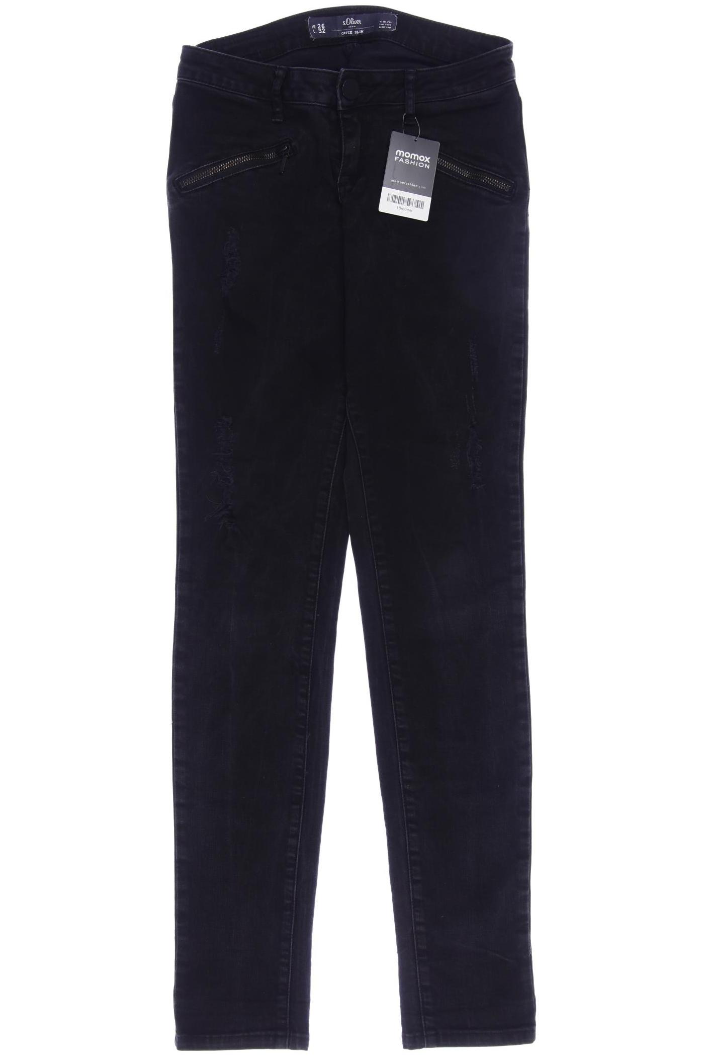 

s.Oliver Damen Jeans, schwarz, Gr. 26