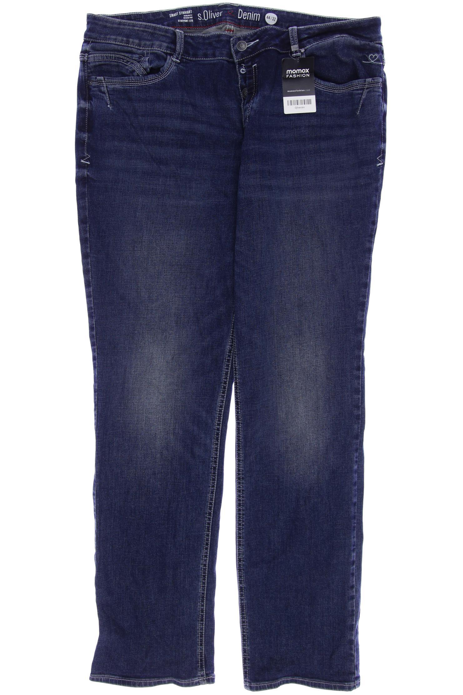 

s.Oliver Damen Jeans, marineblau