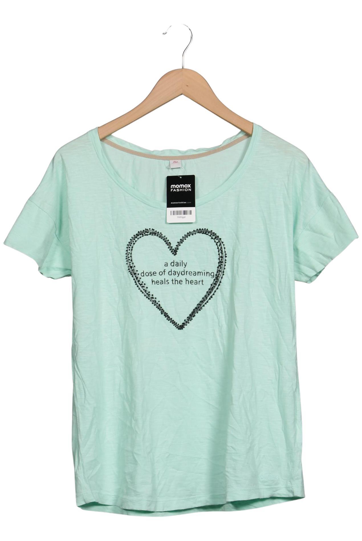 

s.Oliver Damen T-Shirt, hellgrün, Gr. 40