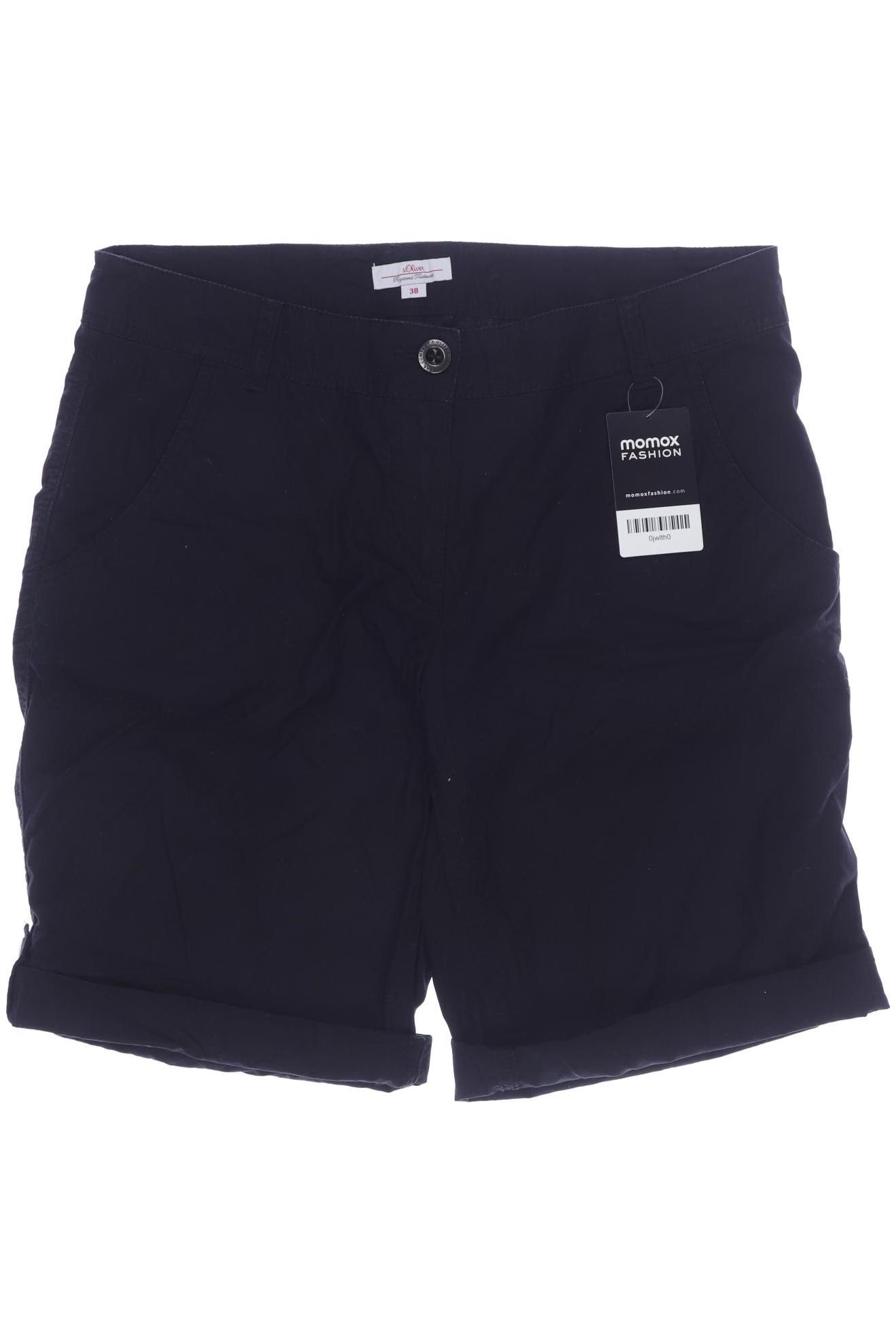 

s.Oliver Damen Shorts, schwarz