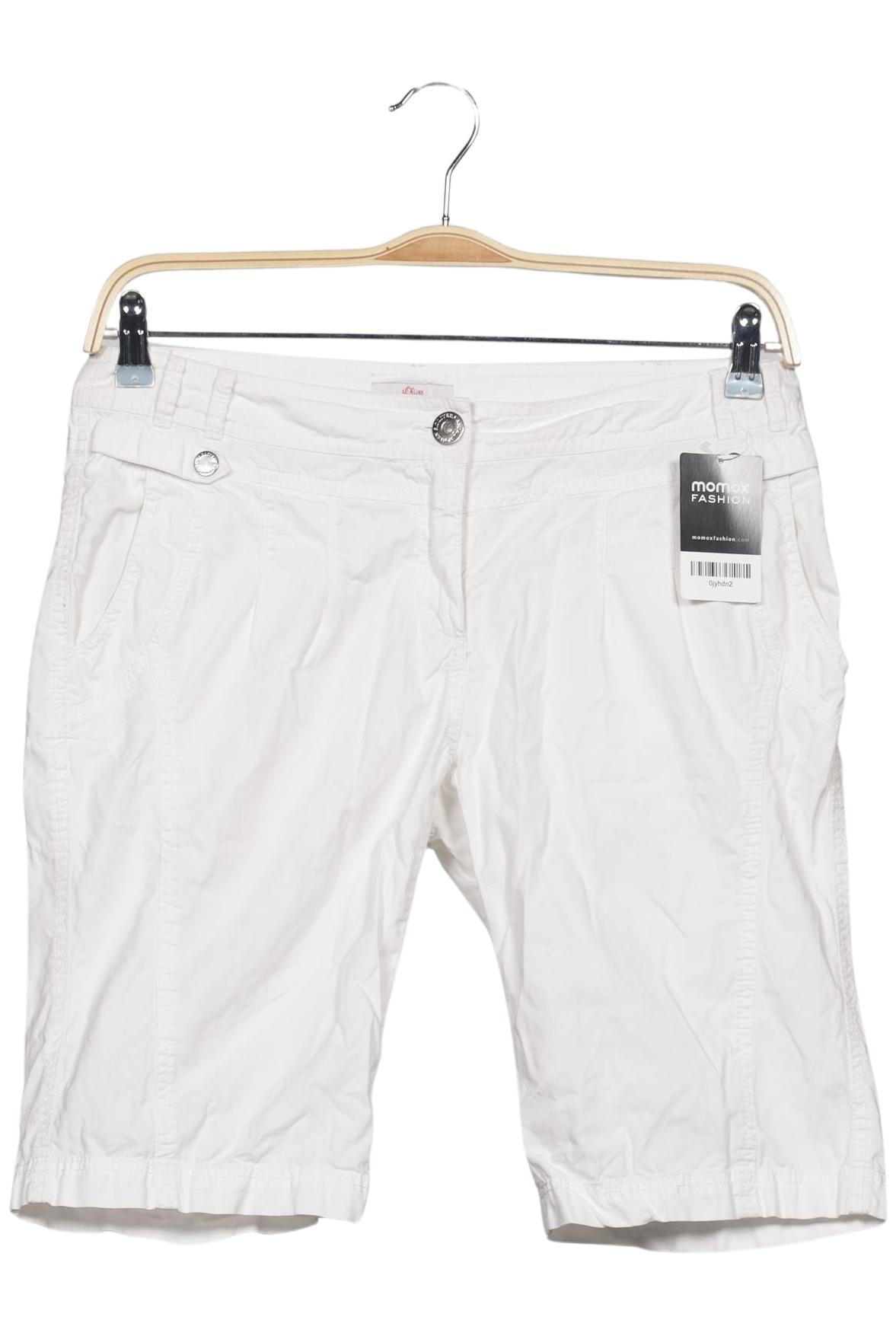 

s.Oliver Damen Shorts, weiß, Gr. 38