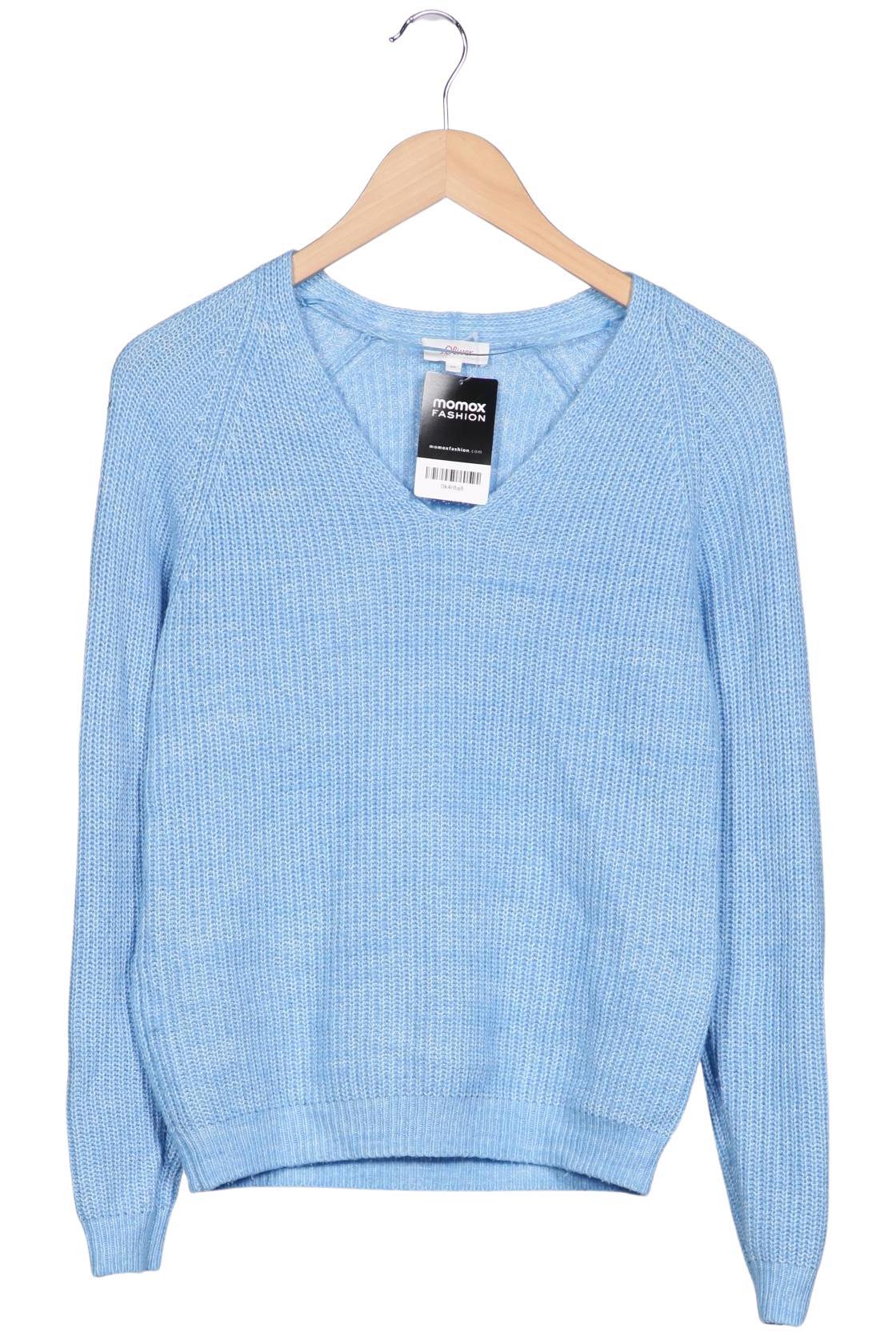 

s.Oliver Damen Pullover, hellblau, Gr. 34