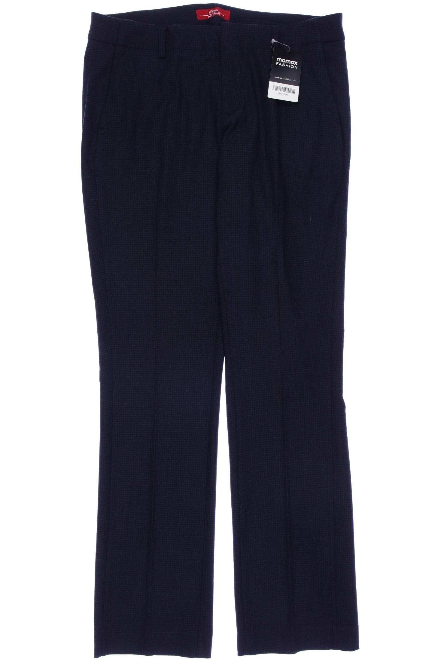 

s.Oliver Damen Stoffhose, marineblau, Gr. 40