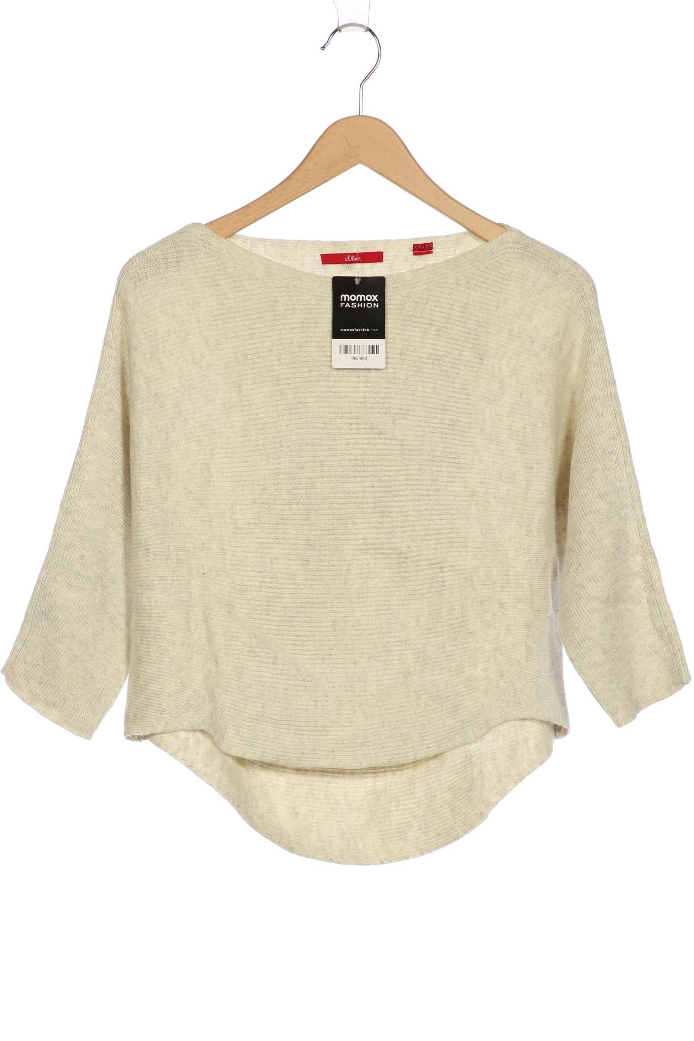 

s.Oliver Damen Pullover, cremeweiß, Gr. 36