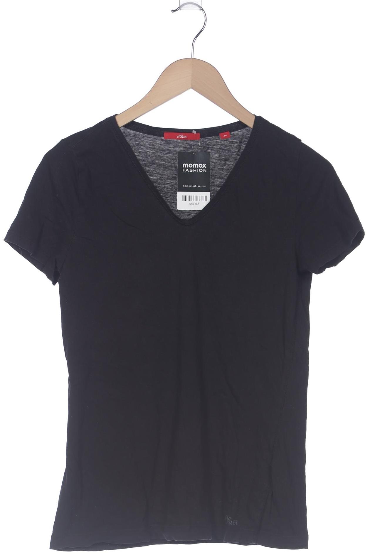 

s.Oliver Damen T-Shirt, schwarz, Gr. 40