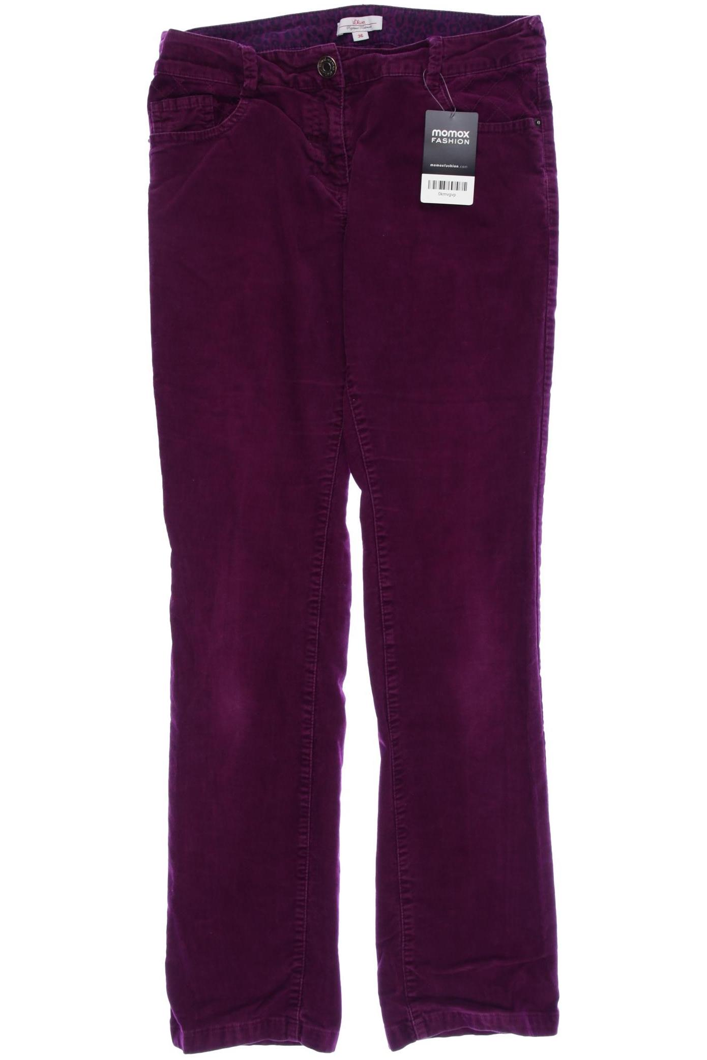 

s.Oliver Damen Stoffhose, bordeaux, Gr. 36