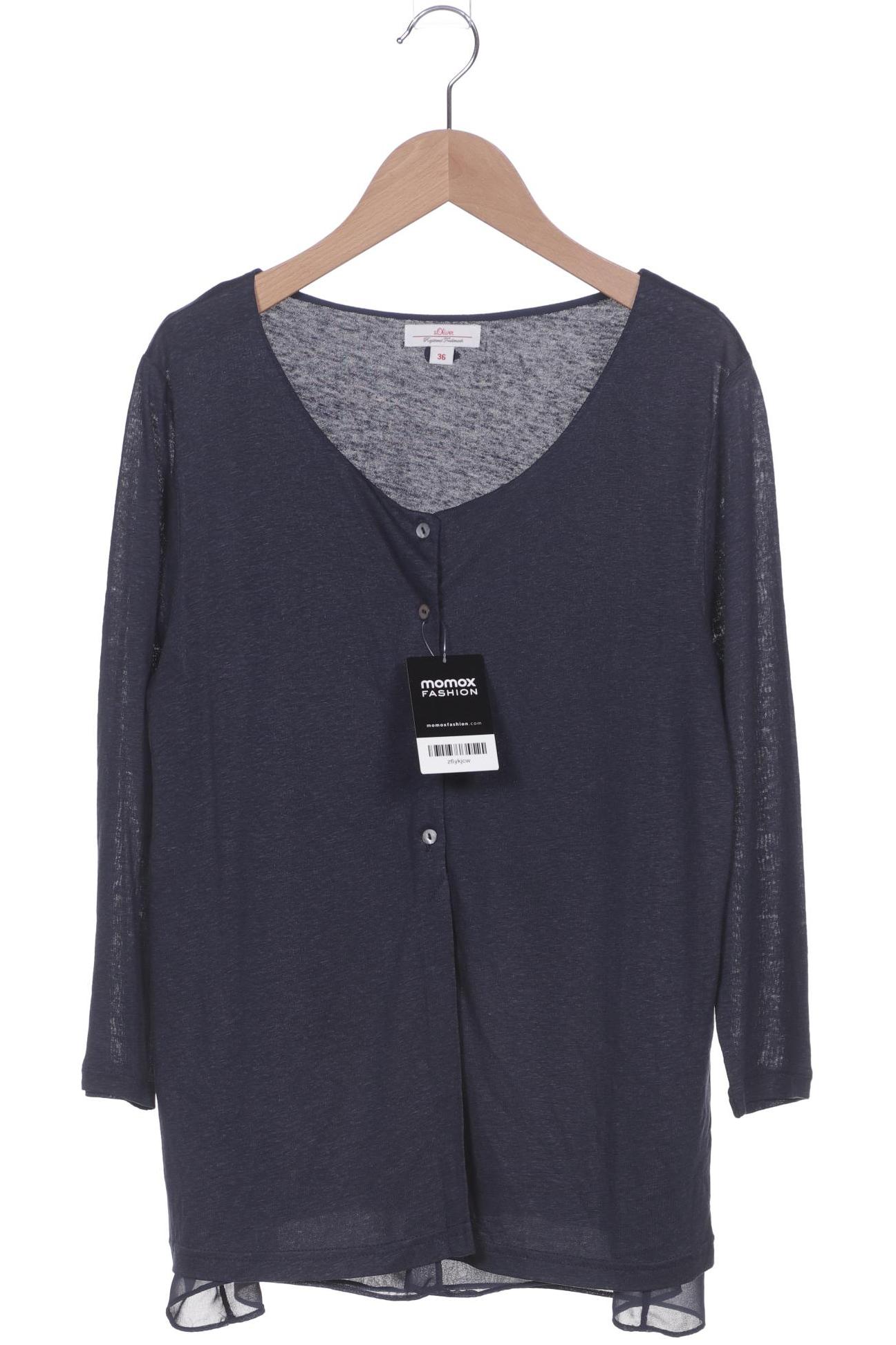 

s.Oliver Damen Strickjacke, marineblau, Gr. 36