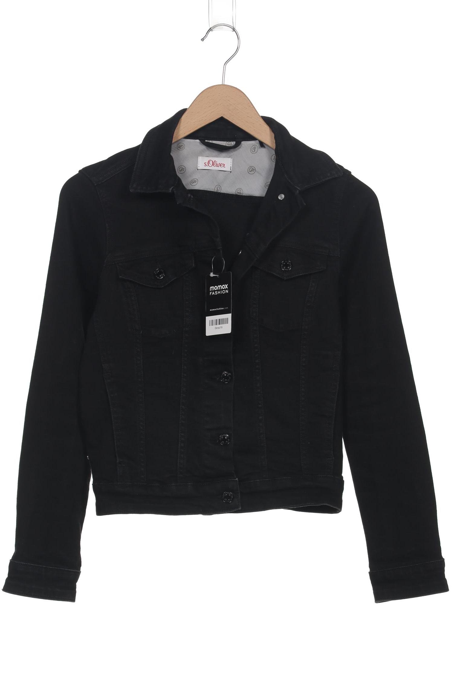 

s.Oliver Damen Jacke, schwarz, Gr. 32