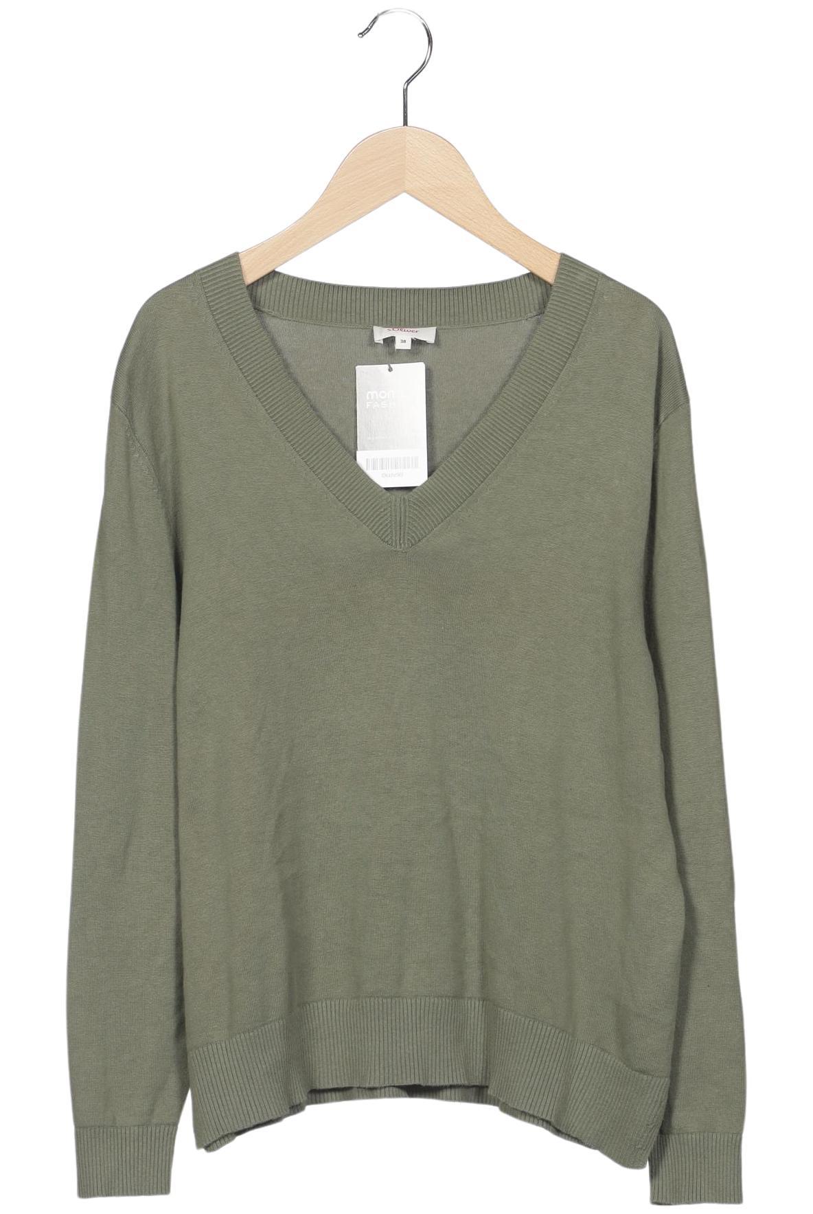 

s.Oliver Damen Pullover, grün, Gr. 38