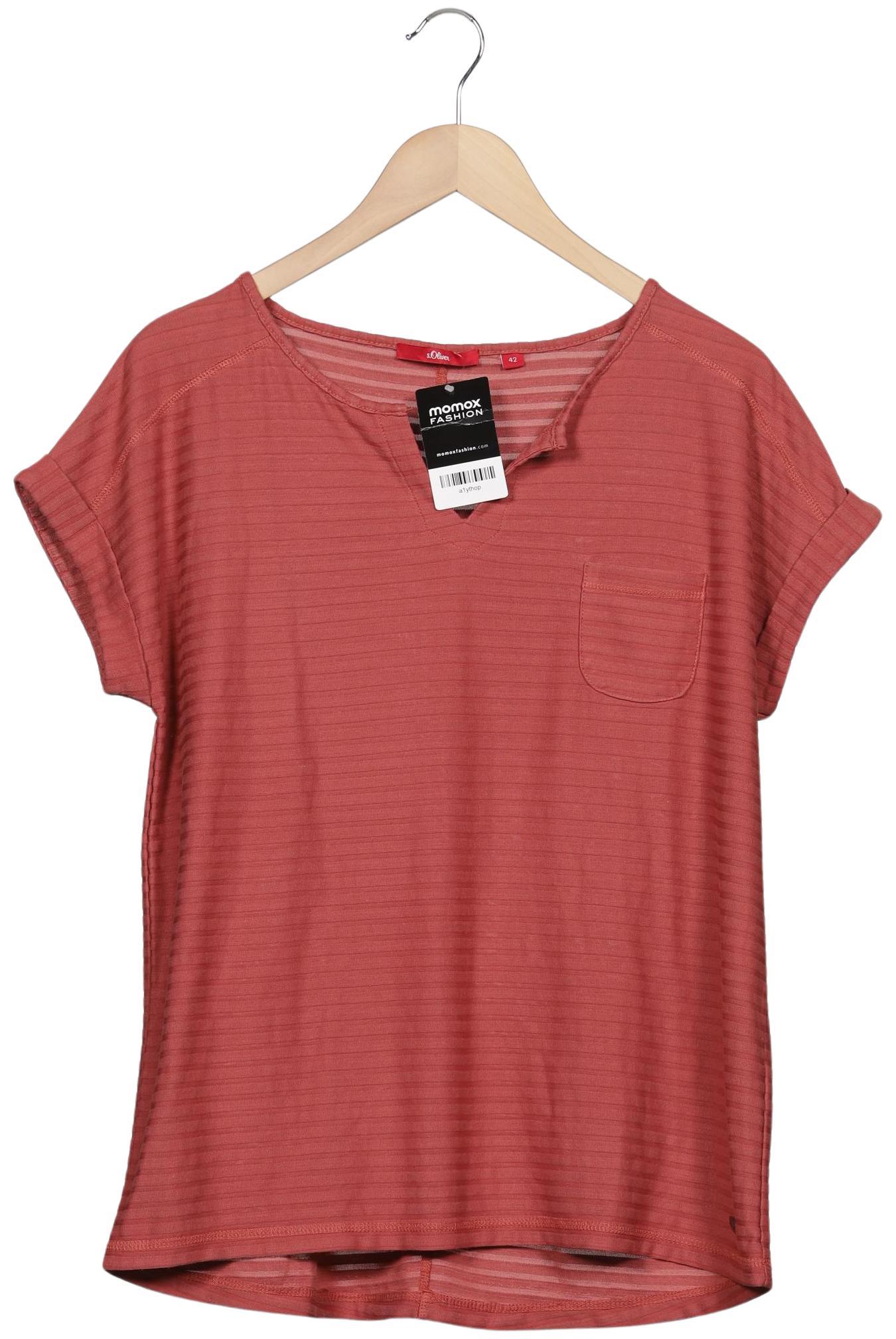 

s.Oliver Damen T-Shirt, rot, Gr. 42