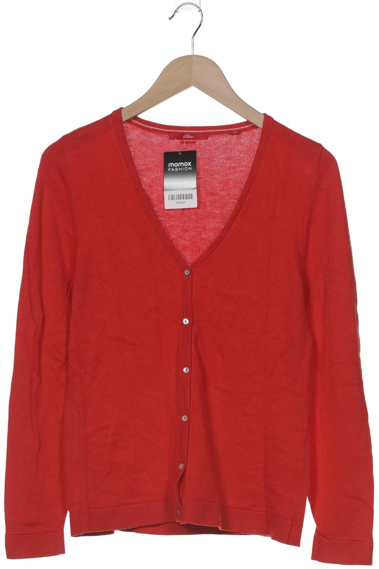 

s.Oliver Damen Strickjacke, rot, Gr. 40