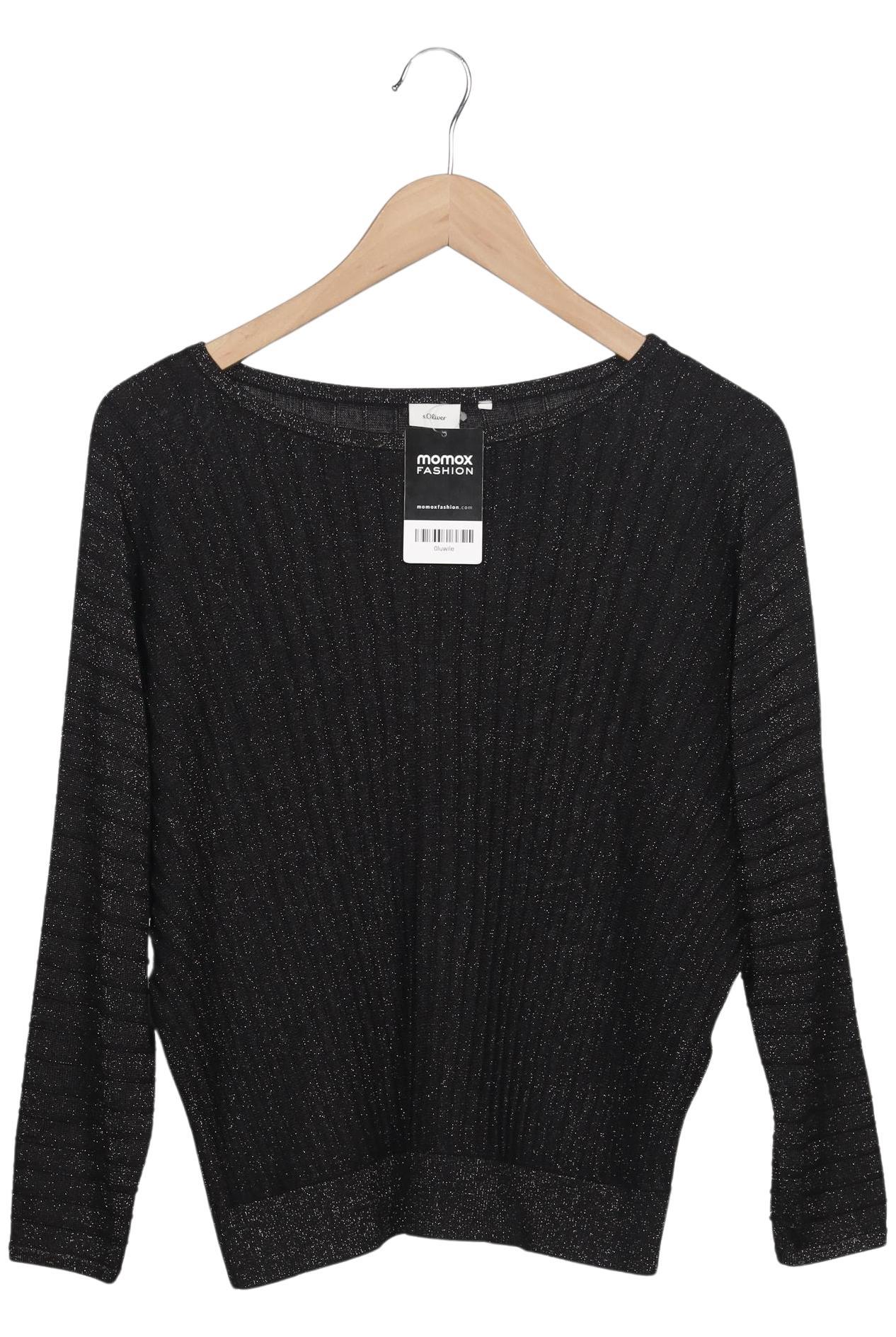 

s.Oliver Damen Pullover, schwarz, Gr. 36
