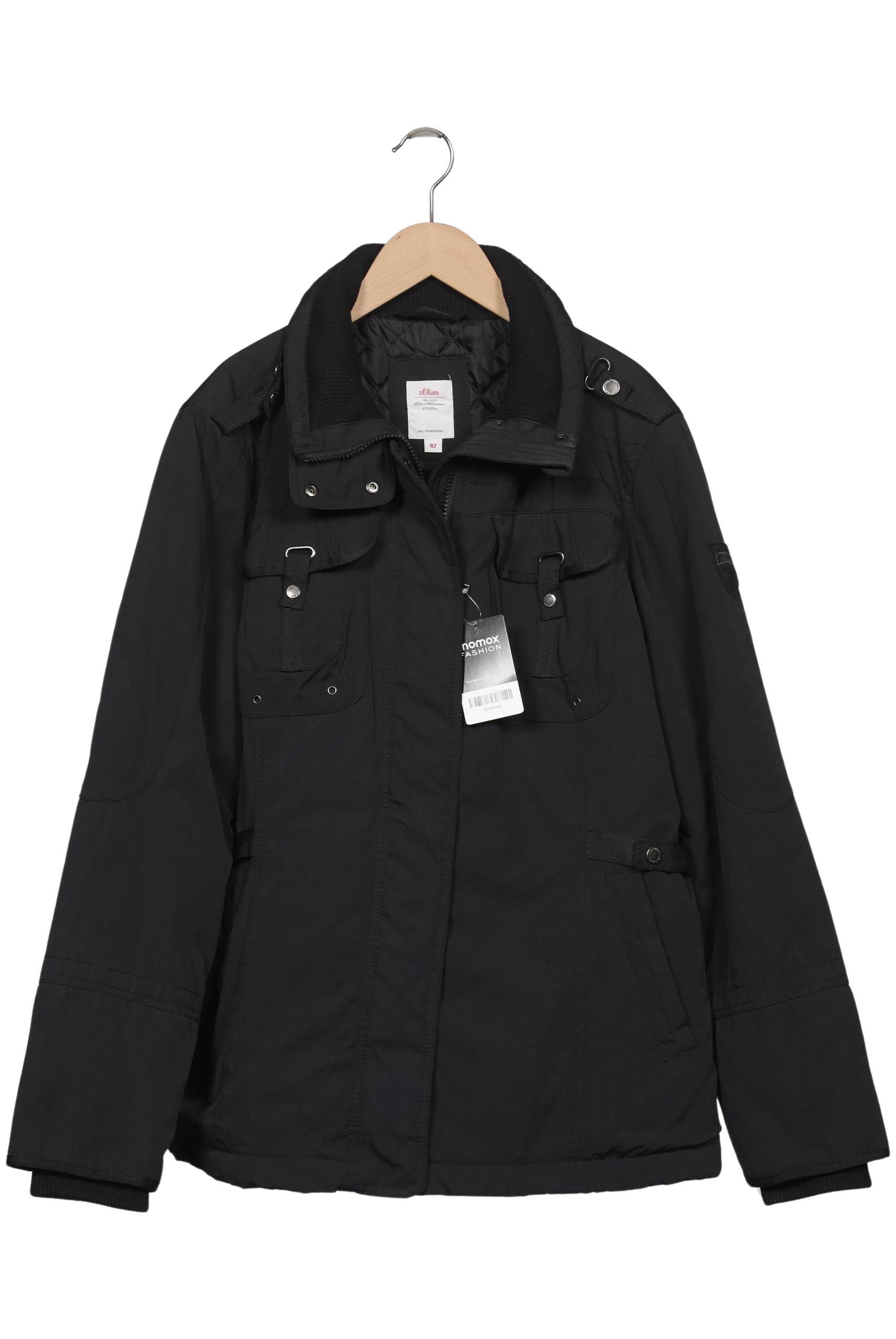 

s.Oliver Damen Jacke, schwarz, Gr. 42