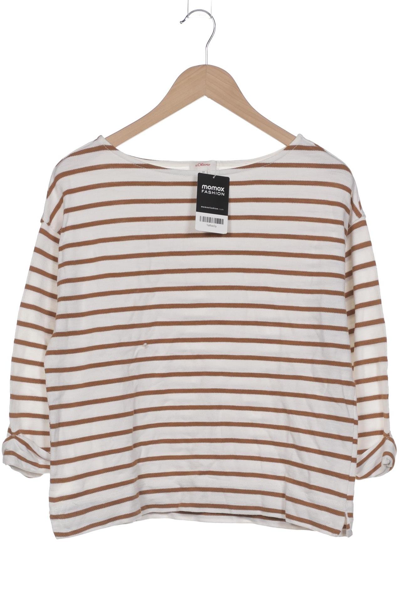 

s.Oliver Damen Langarmshirt, weiß, Gr. 38