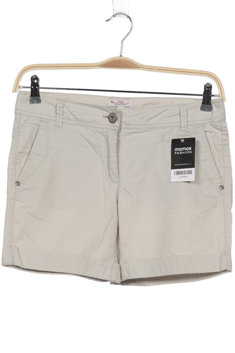 

s.Oliver Damen Shorts, cremeweiß, Gr. 34
