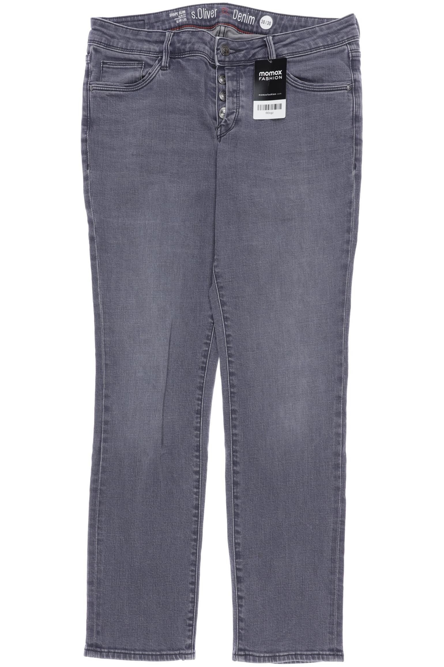 

s.Oliver Damen Jeans, grau, Gr. 38