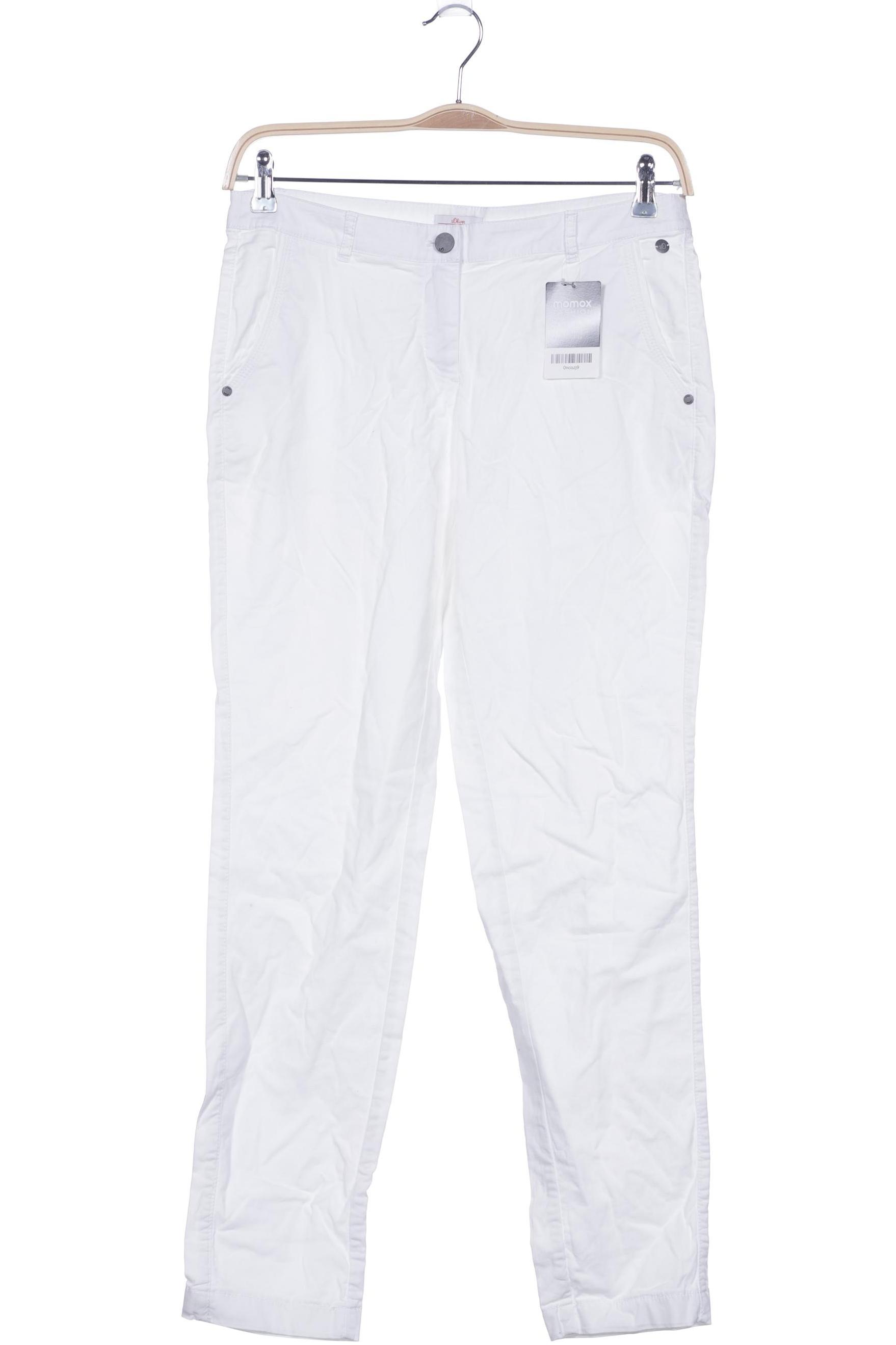 

s.Oliver Damen Jeans, weiß