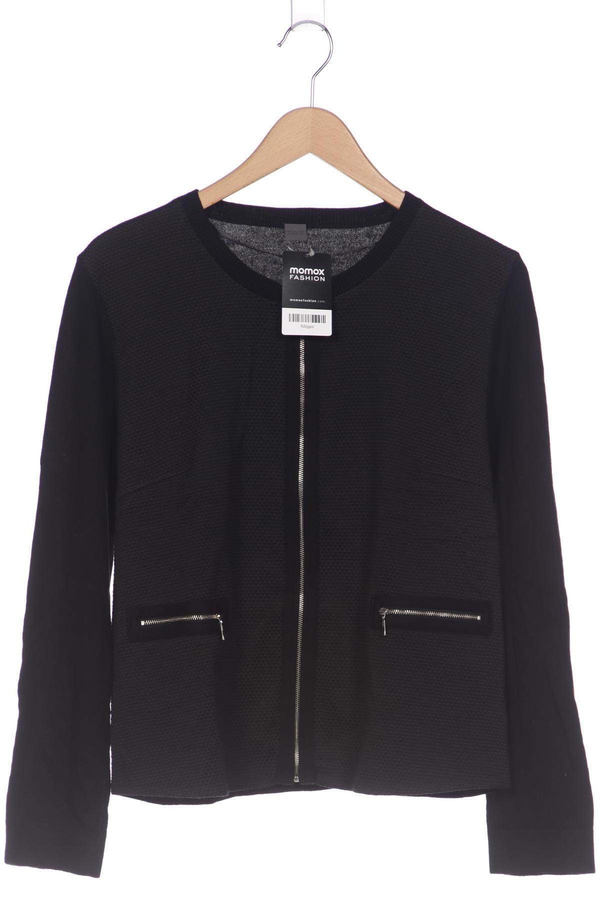 

s.Oliver Damen Strickjacke, schwarz, Gr. 46