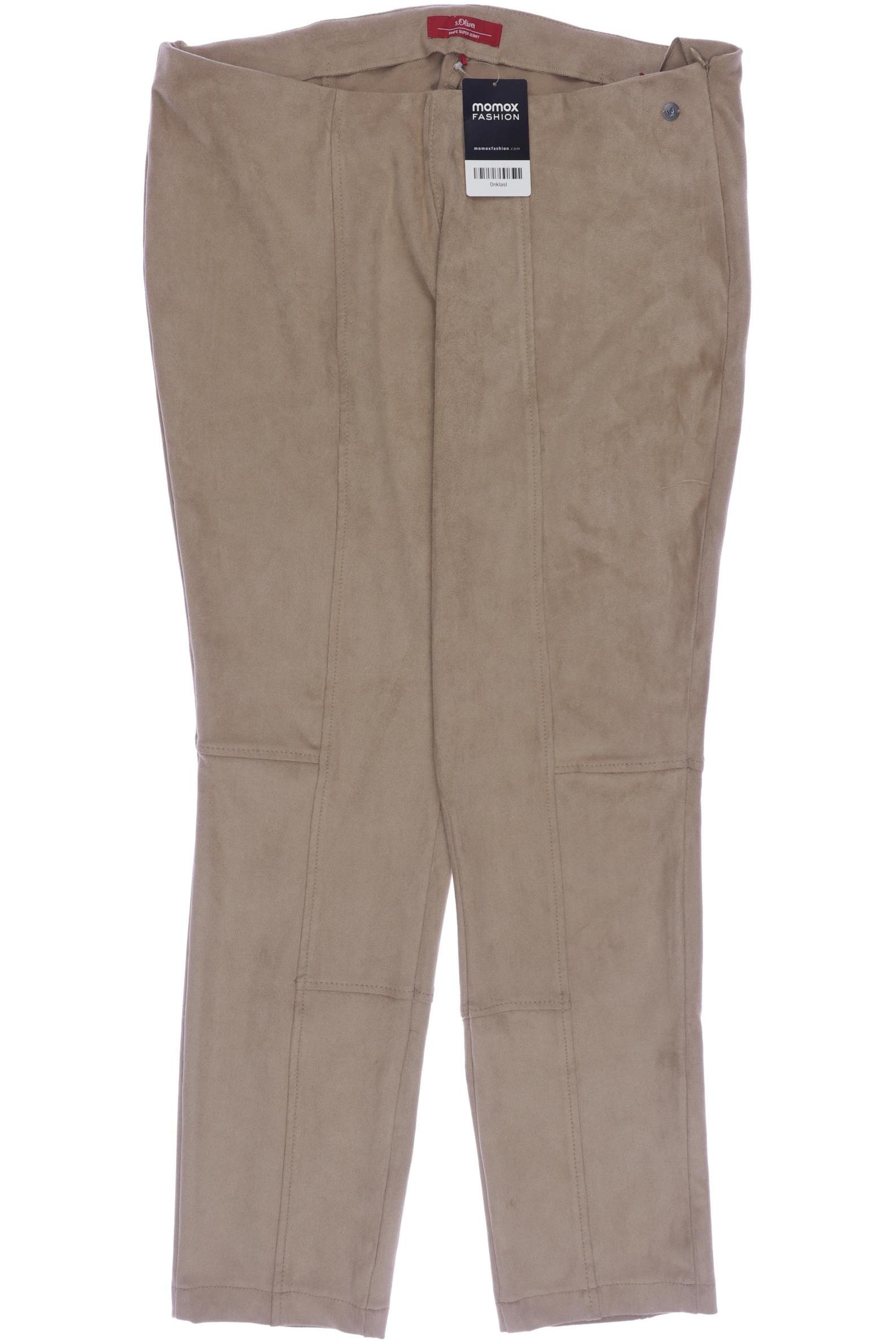 

s.Oliver Damen Stoffhose, beige, Gr. 44