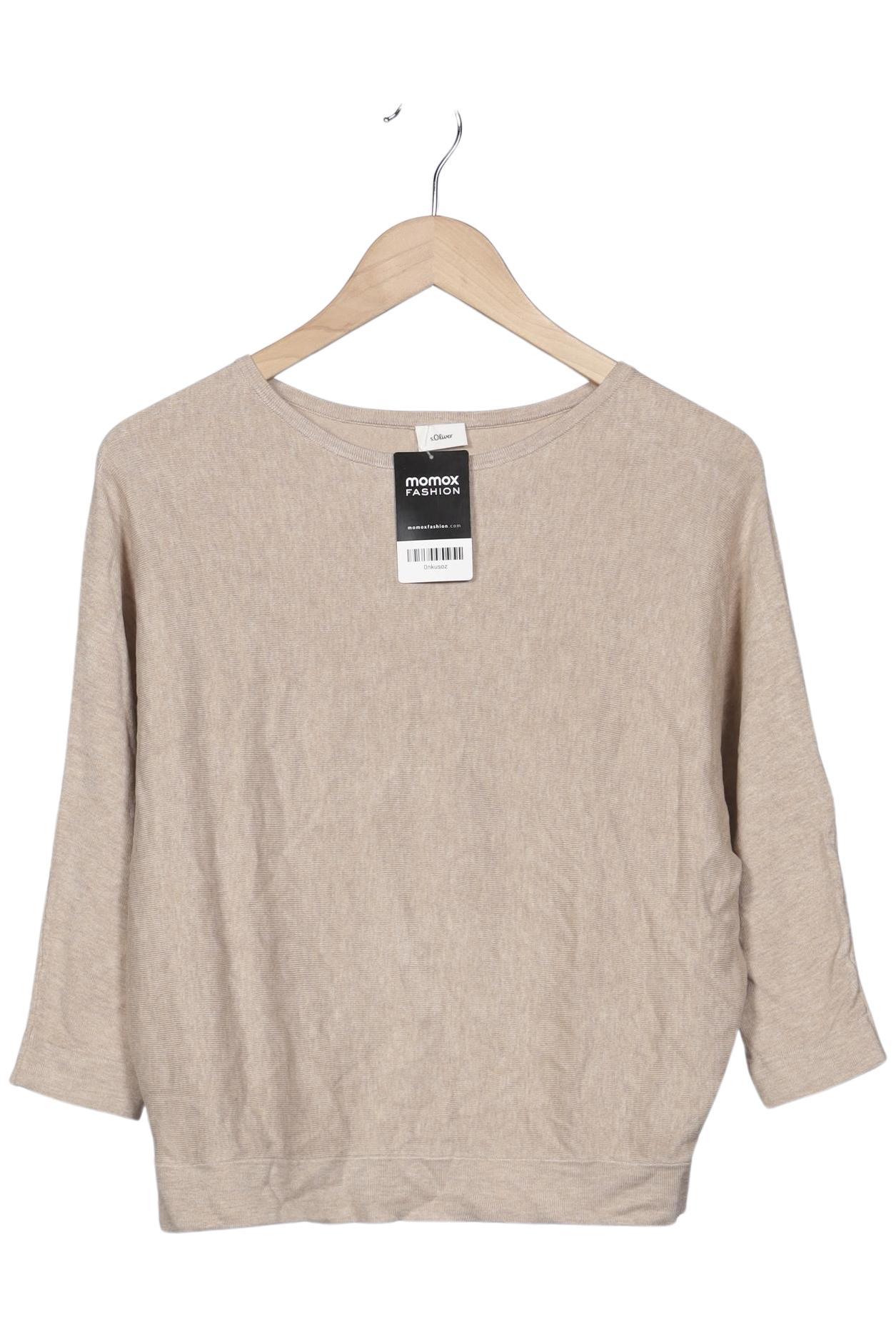 

s.Oliver Damen Pullover, beige, Gr. 36