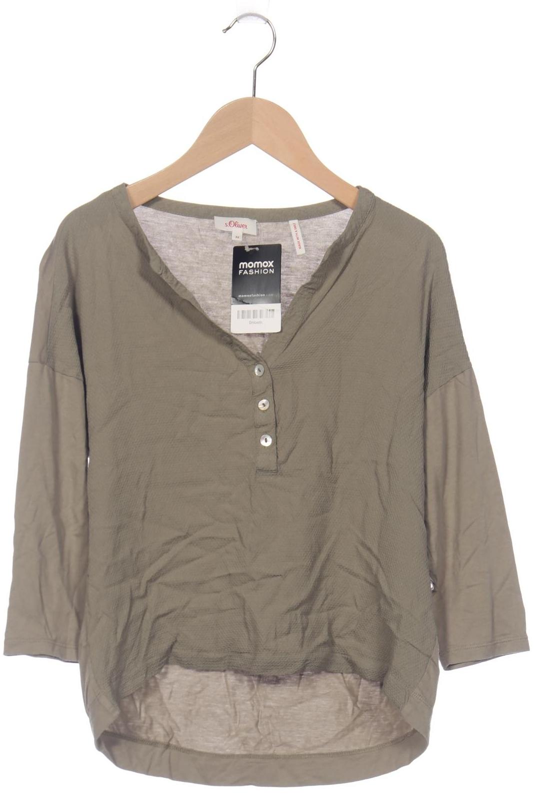 

s.Oliver Damen Langarmshirt, hellgrün, Gr. 32